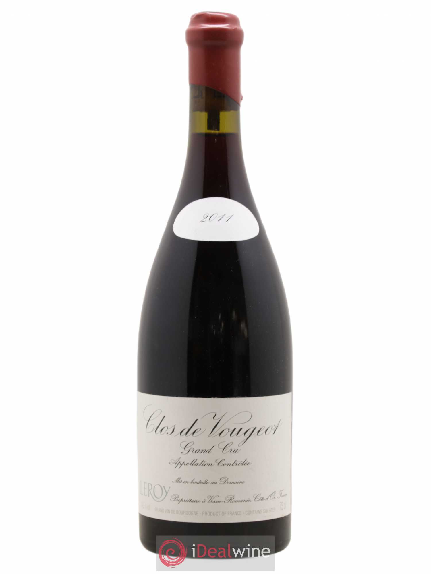 Clos de Vougeot Grand Cru Leroy (Domaine) 2011 - Lot de 1 bouteille - 0
