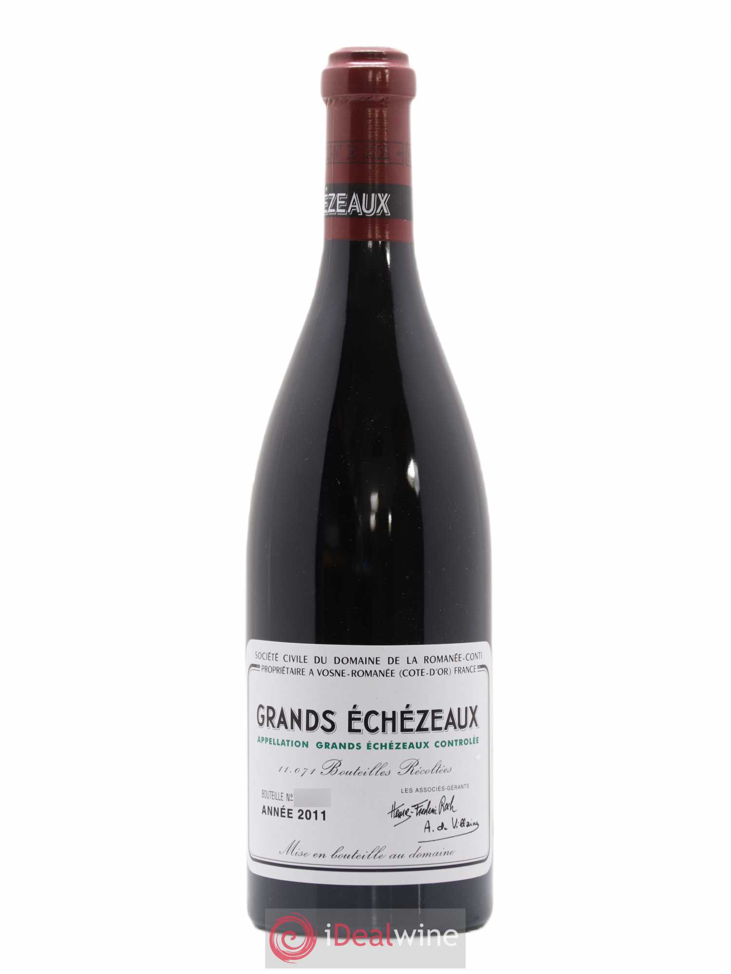 Grands-Echezeaux Grand Cru Domaine de la Romanée-Conti 2011 - Lot de 1 bouteille - 0