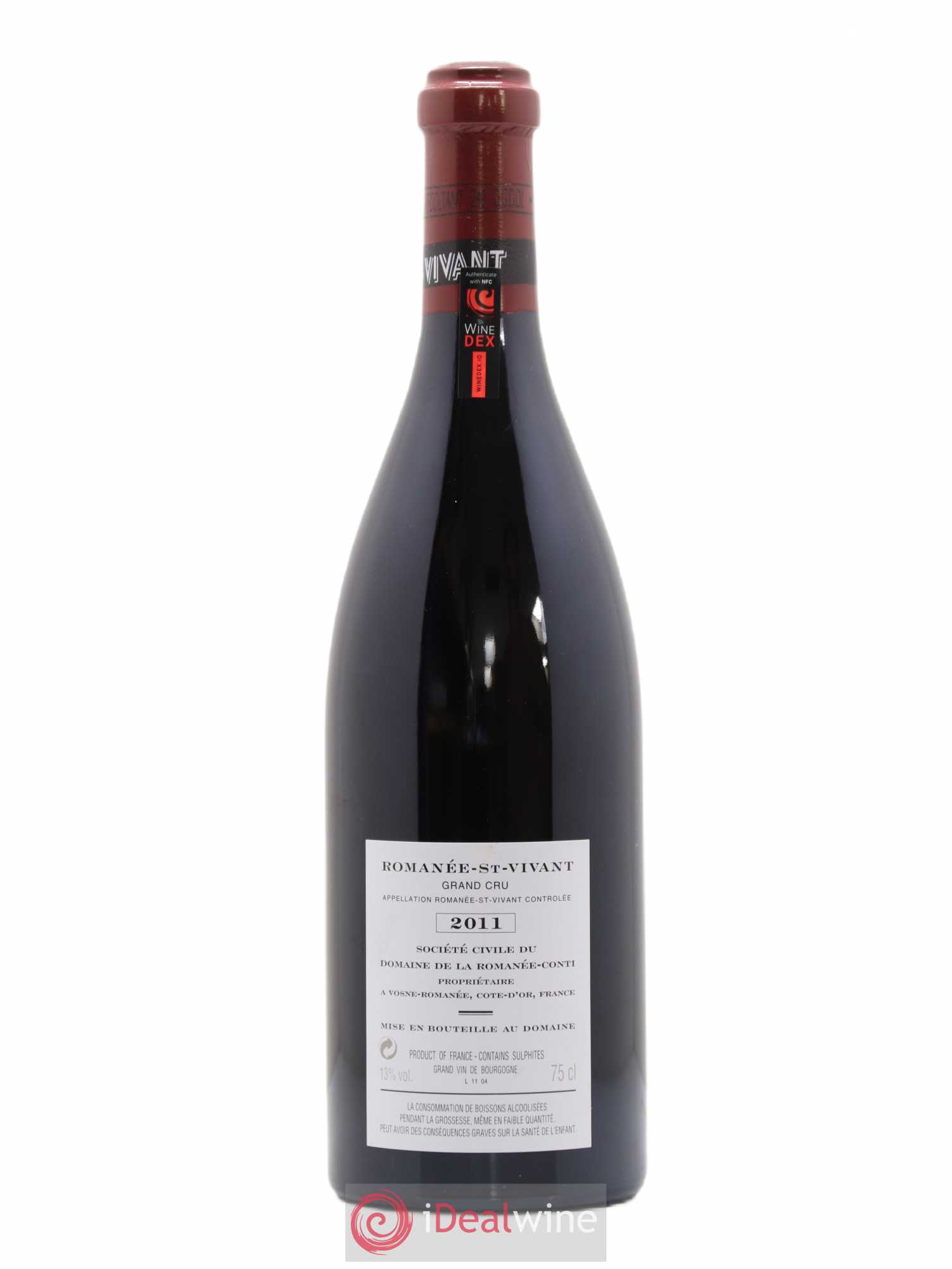 Romanée-Saint-Vivant Grand Cru Domaine de la Romanée-Conti 2011 - Lot de 1 bouteille - 1