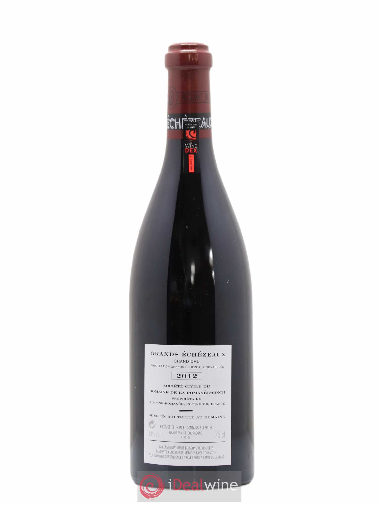 Grands-Echezeaux Grand Cru Domaine de la Romanée-Conti 2012 - Lot de 1 bouteille - 1