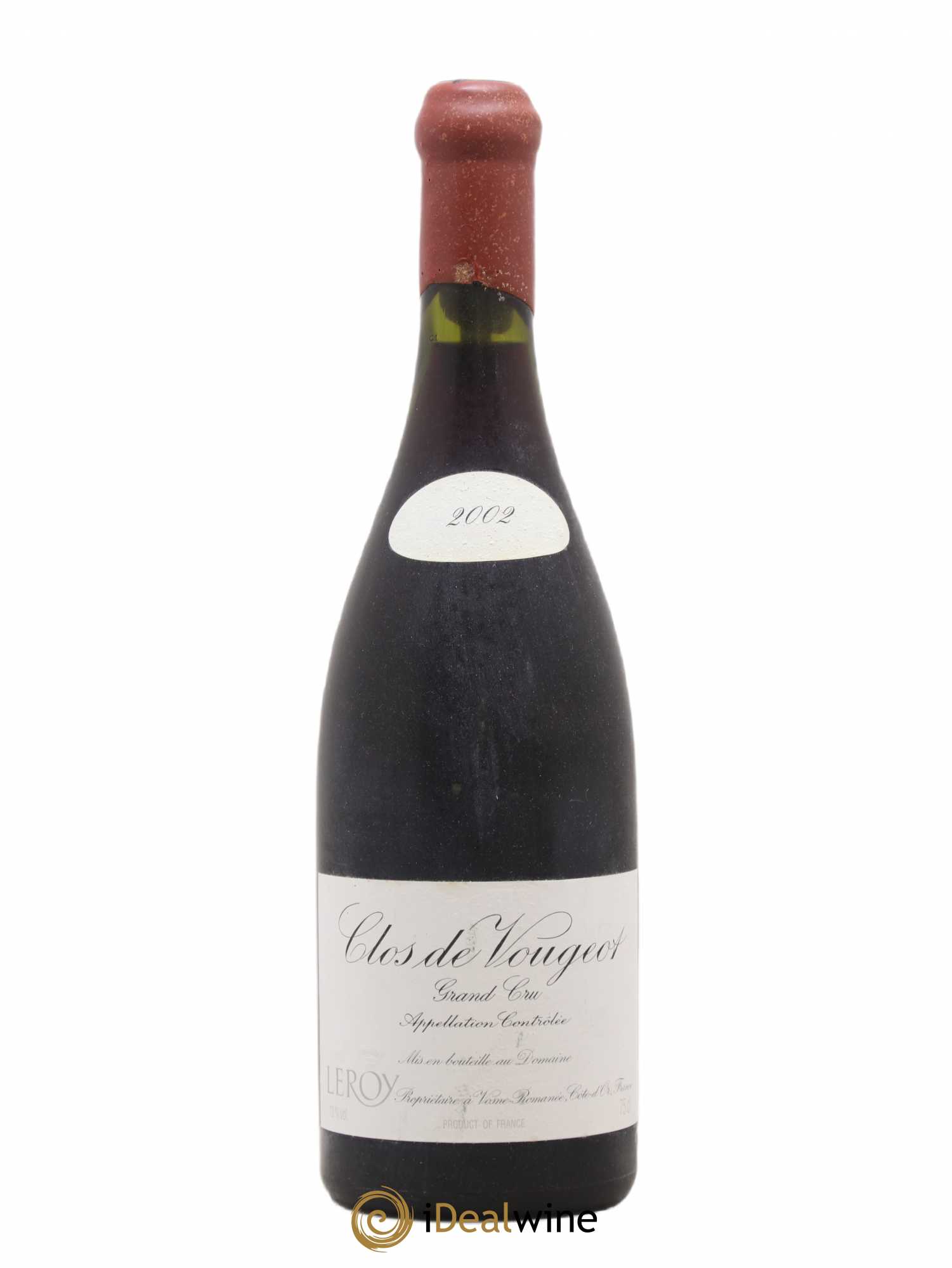Clos de Vougeot Grand Cru Leroy (Domaine) 2002 - Lot de 1 bouteille - 0