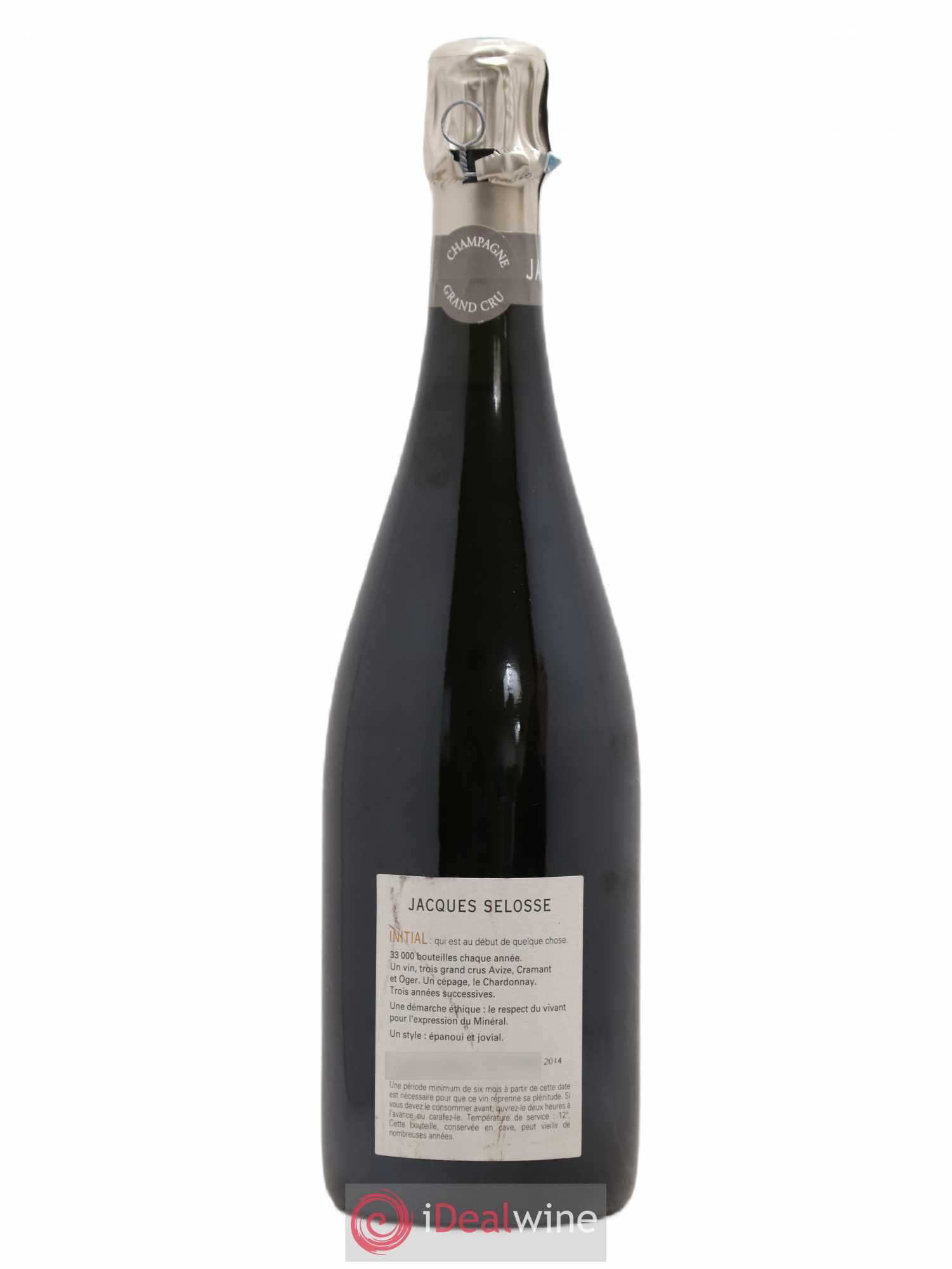 Initial Brut Jacques Selosse - Lot de 1 bouteille - 1