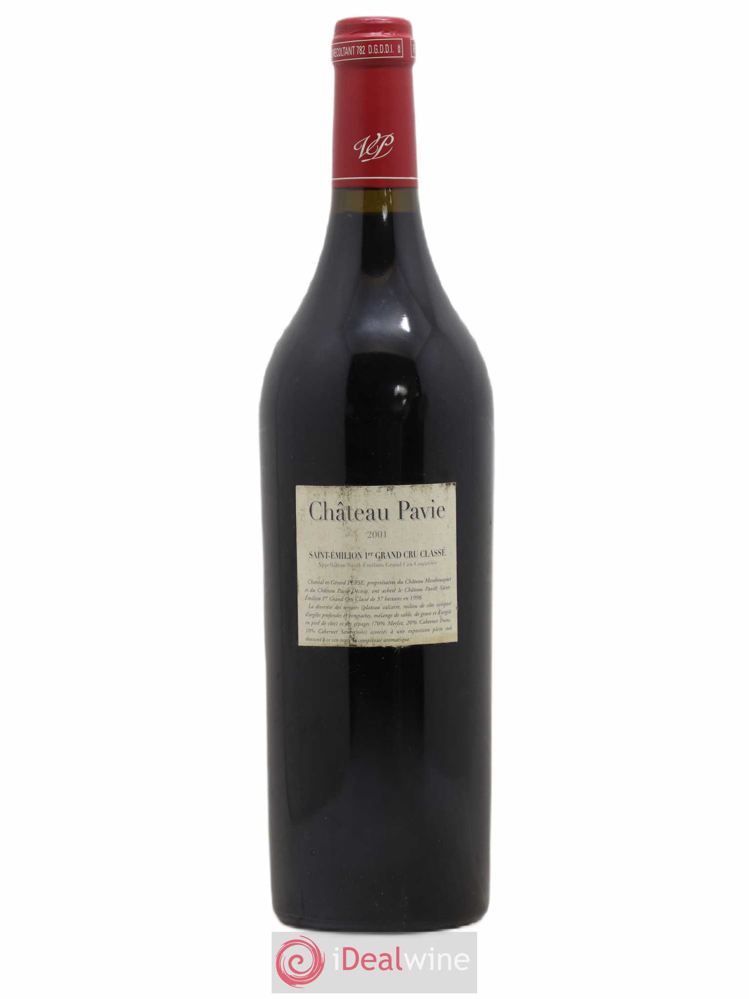 Château Pavie 1er Grand Cru Classé A 2001 - Lot de 1 bouteille - 1