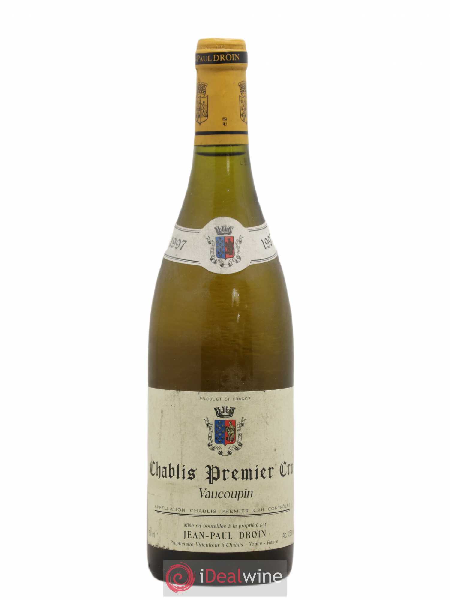Chablis 1er Cru Vaucoupin Jean Paul Droin 1997 - Posten von 1 Flasche - 0