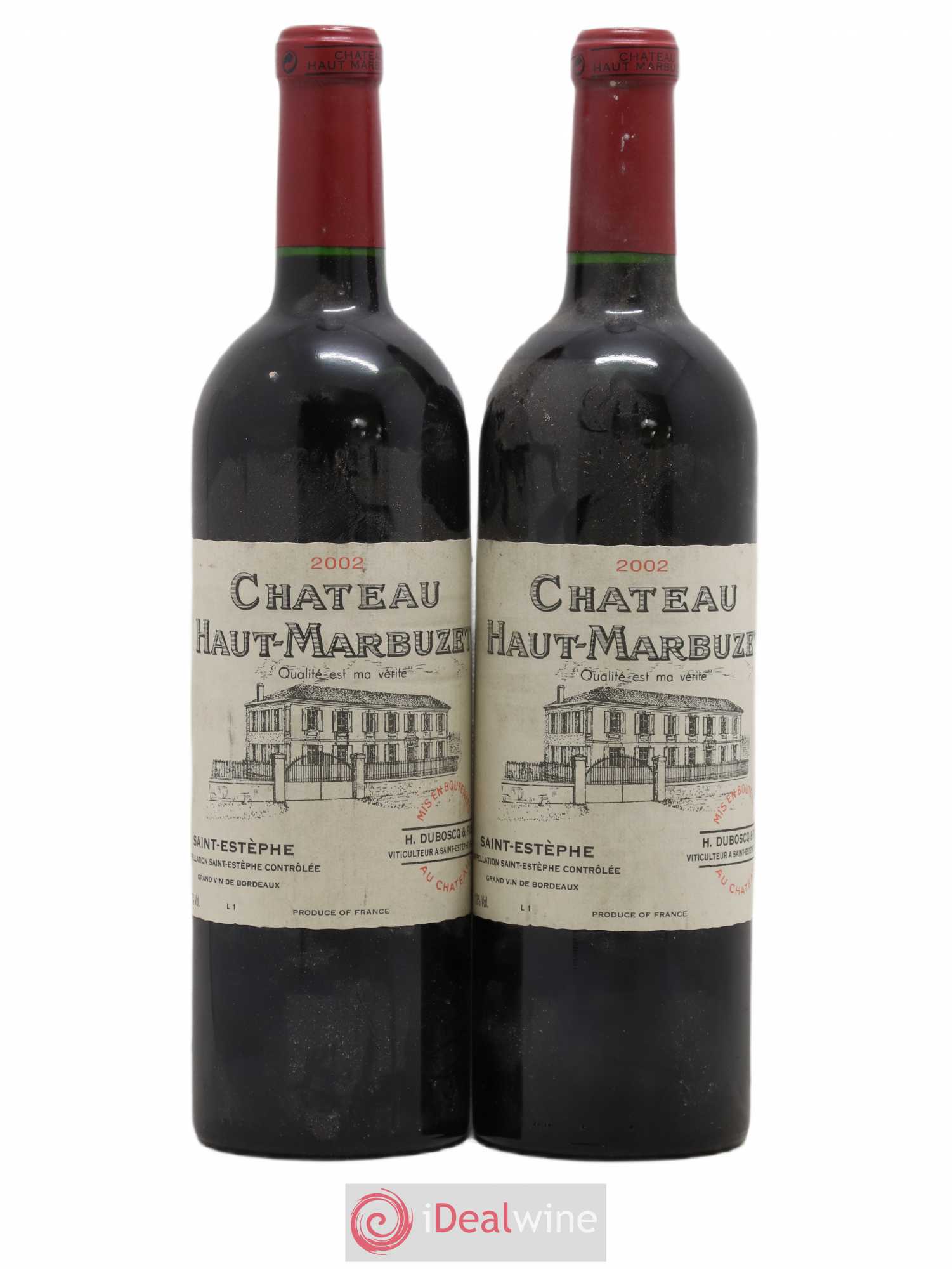 Château Haut Marbuzet 2002 - Lot de 2 bouteilles - 0