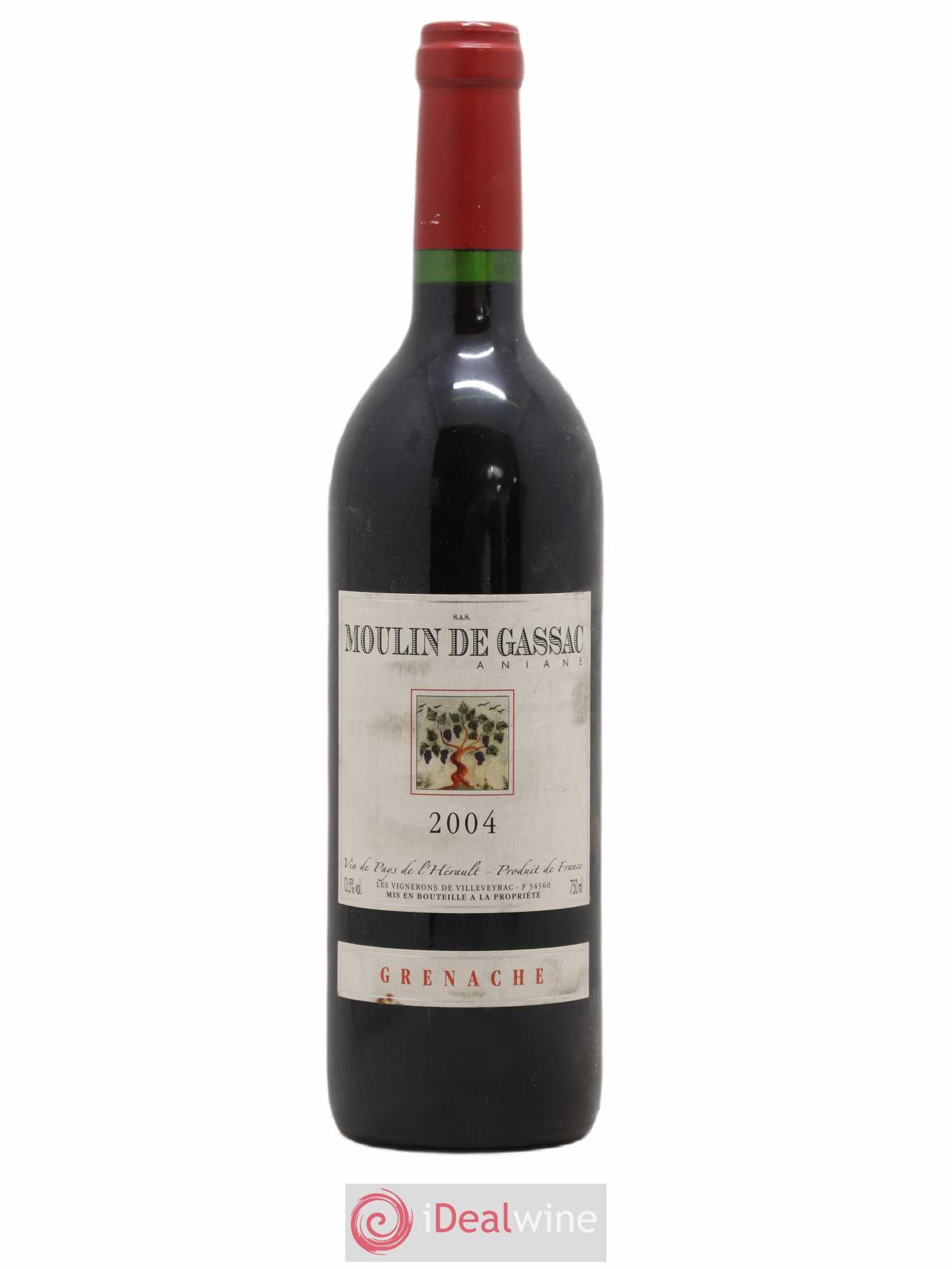 Pays d'Hérault Moulin de Gassac (sans prix de réserve) 2004 - Posten von 1 Flasche - 0