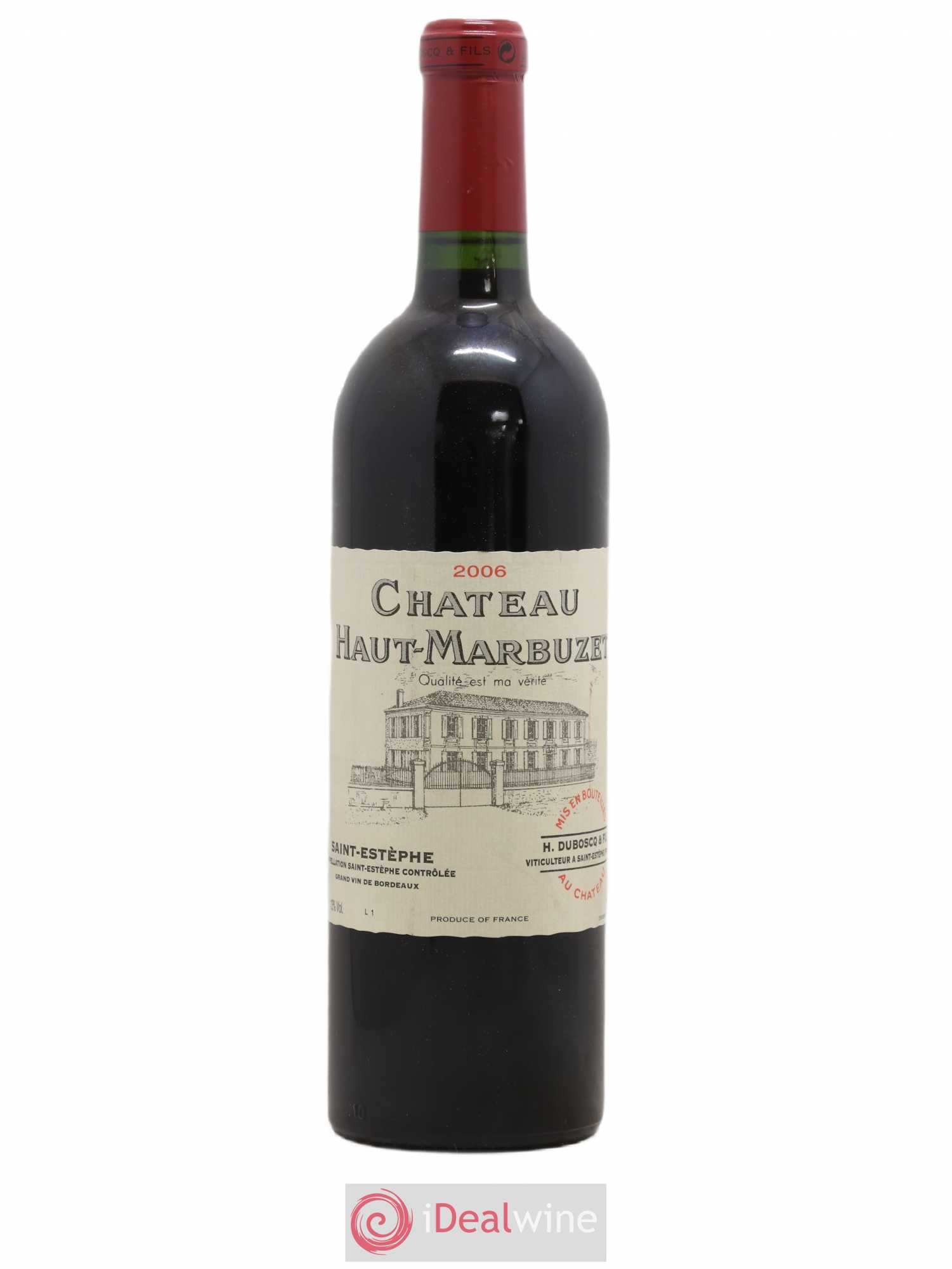 Château Haut Marbuzet 2006 - Lot de 1 bouteille - 0