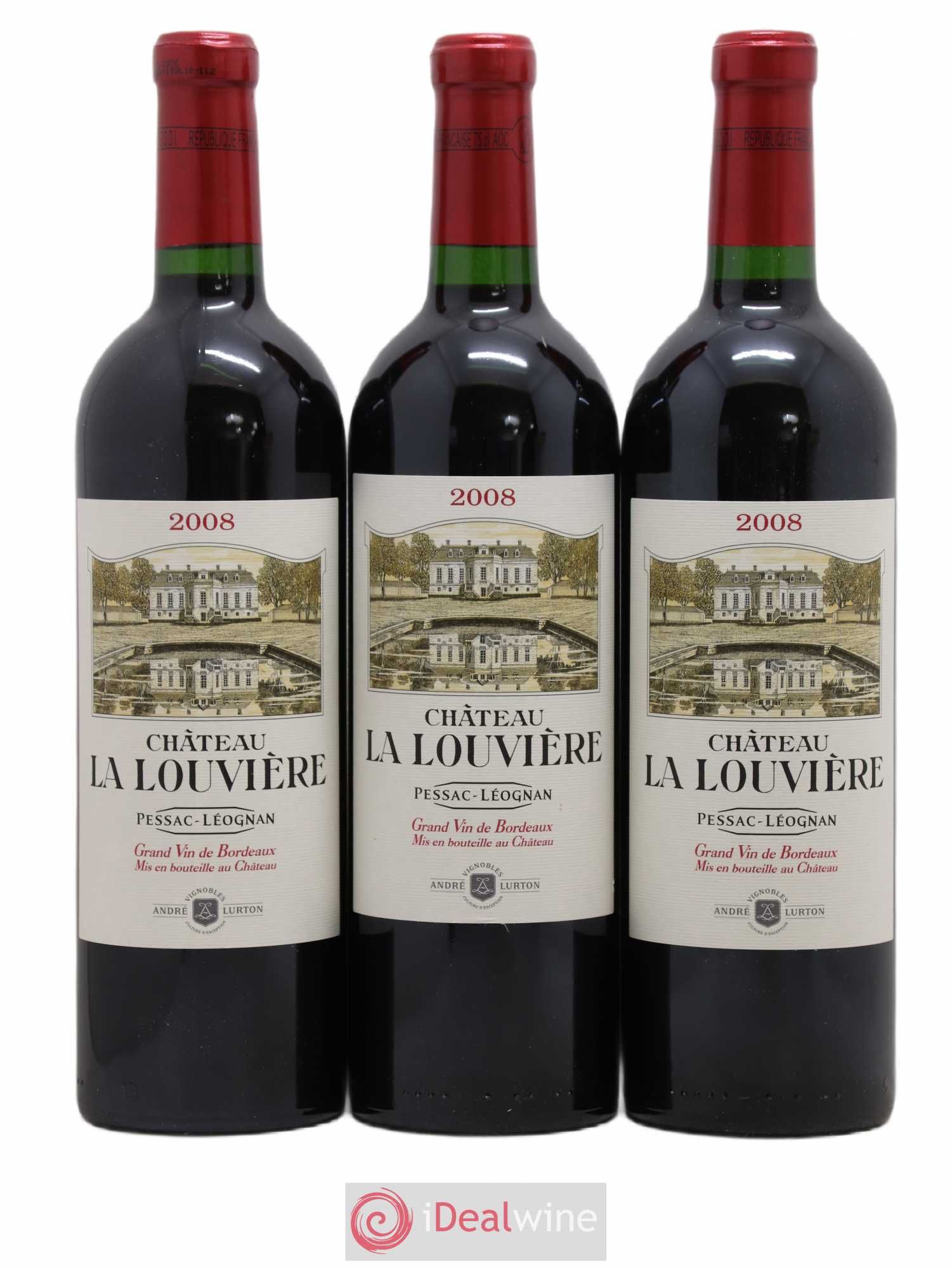 Château la Louvière 2008 - Lot de 6 bouteilles - 2