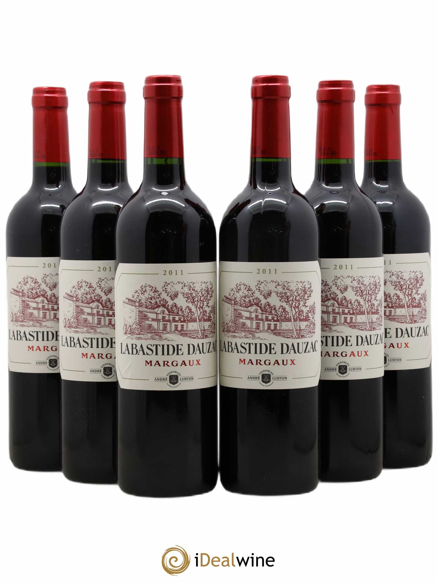 Bordeaux Margaux Château La Bastide Dauzac 2011 - Posten von 6 Flaschen - 0