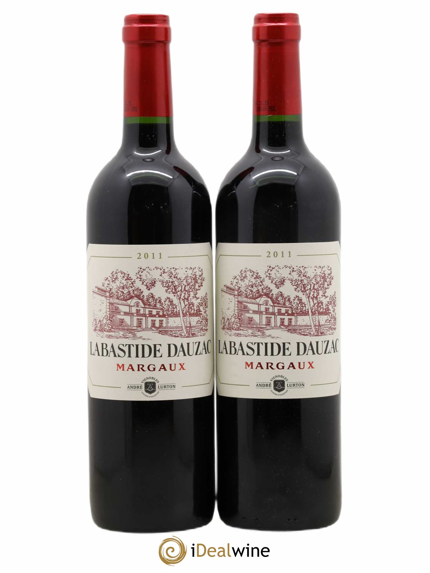 Bordeaux Margaux Château La Bastide Dauzac 2011 - Posten von 2 Flaschen - 0