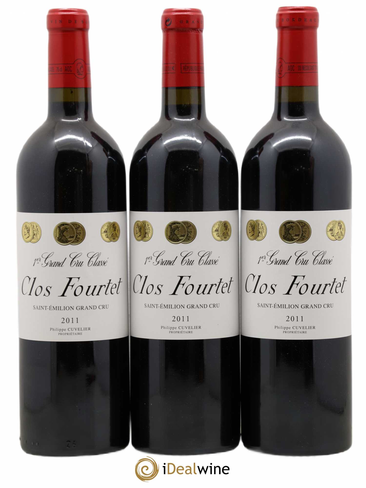Clos Fourtet 1er Grand Cru Classé B 2011 - Lot de 6 bouteilles - 1