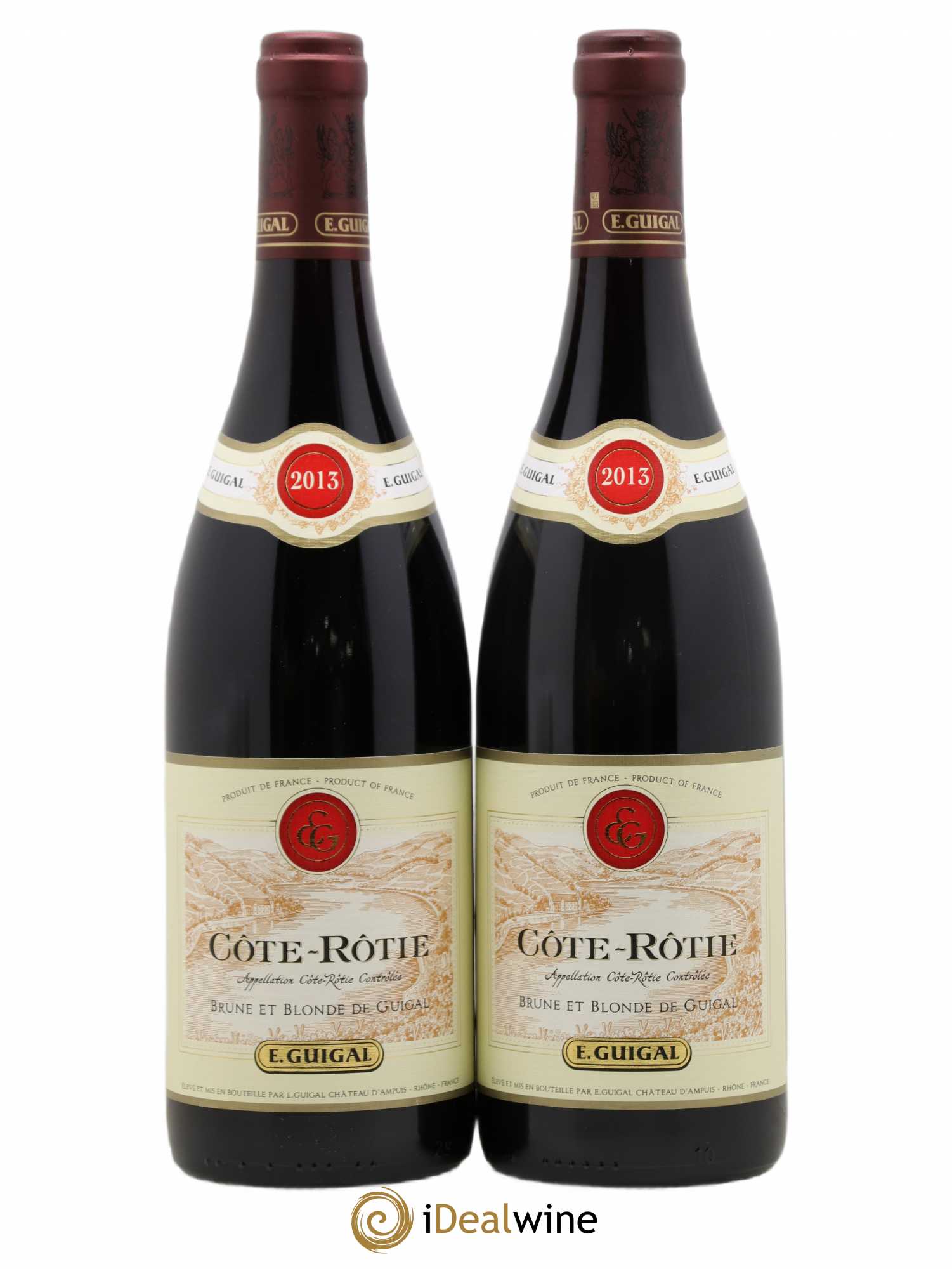 Côte-Rôtie Côtes Brune et Blonde Guigal 2013 - Lot de 2 bouteilles - 0