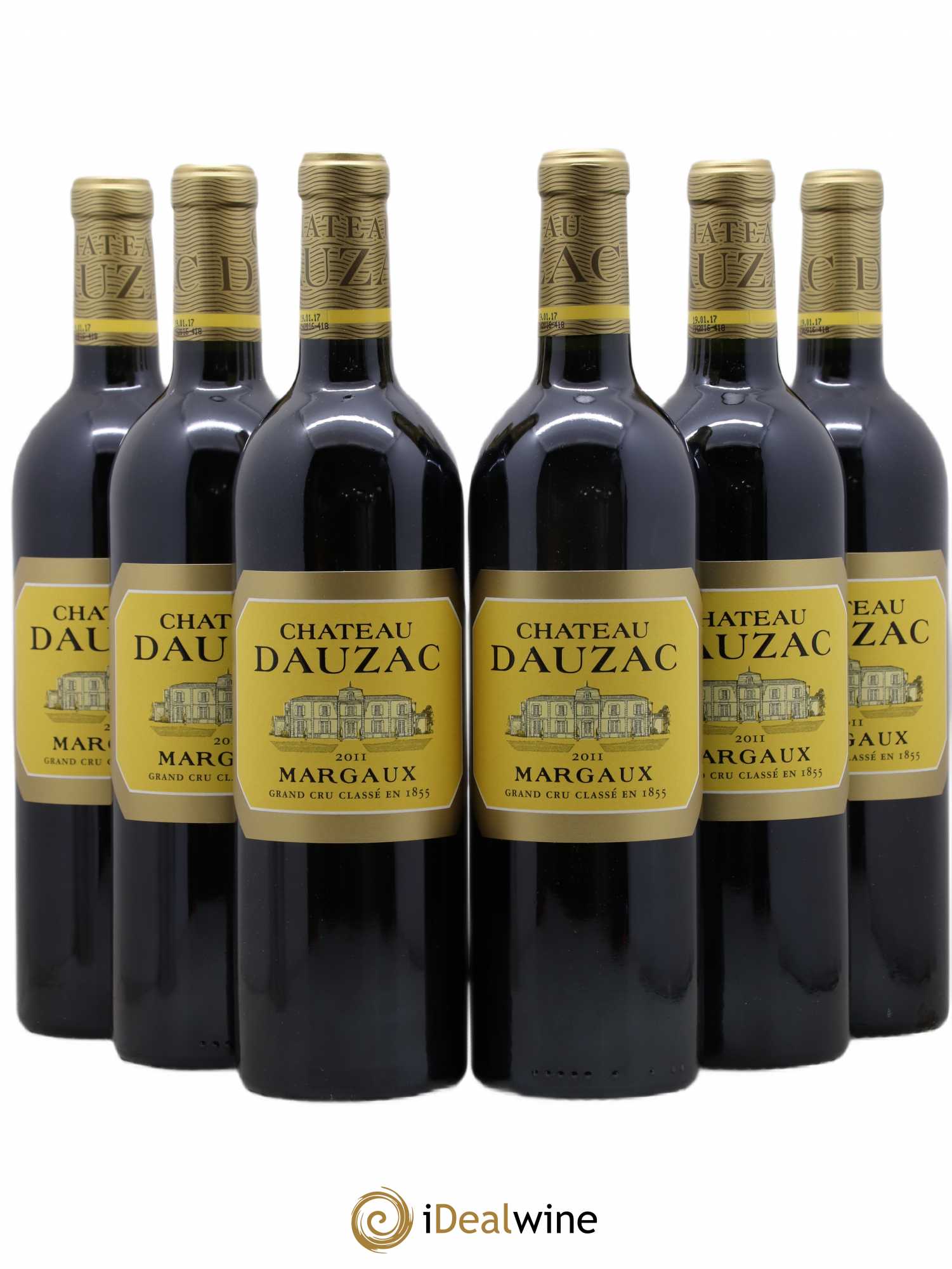 Château Dauzac 5ème Grand Cru Classé 2011 - Lot de 6 bouteilles - 0