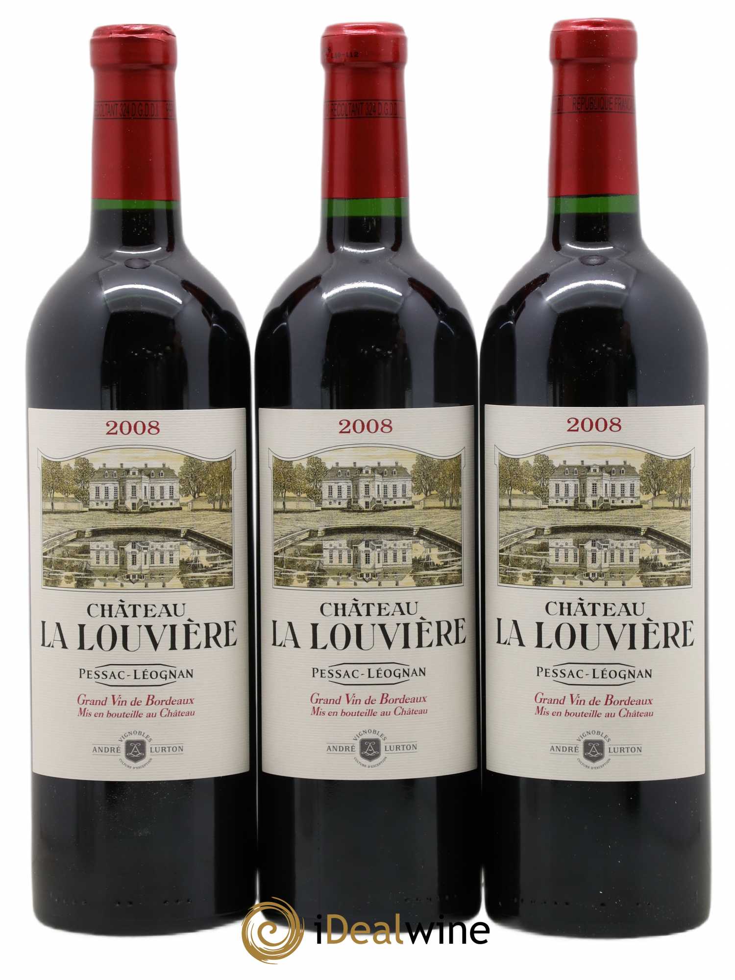 Château la Louvière 2008 - Lot de 6 bouteilles - 1
