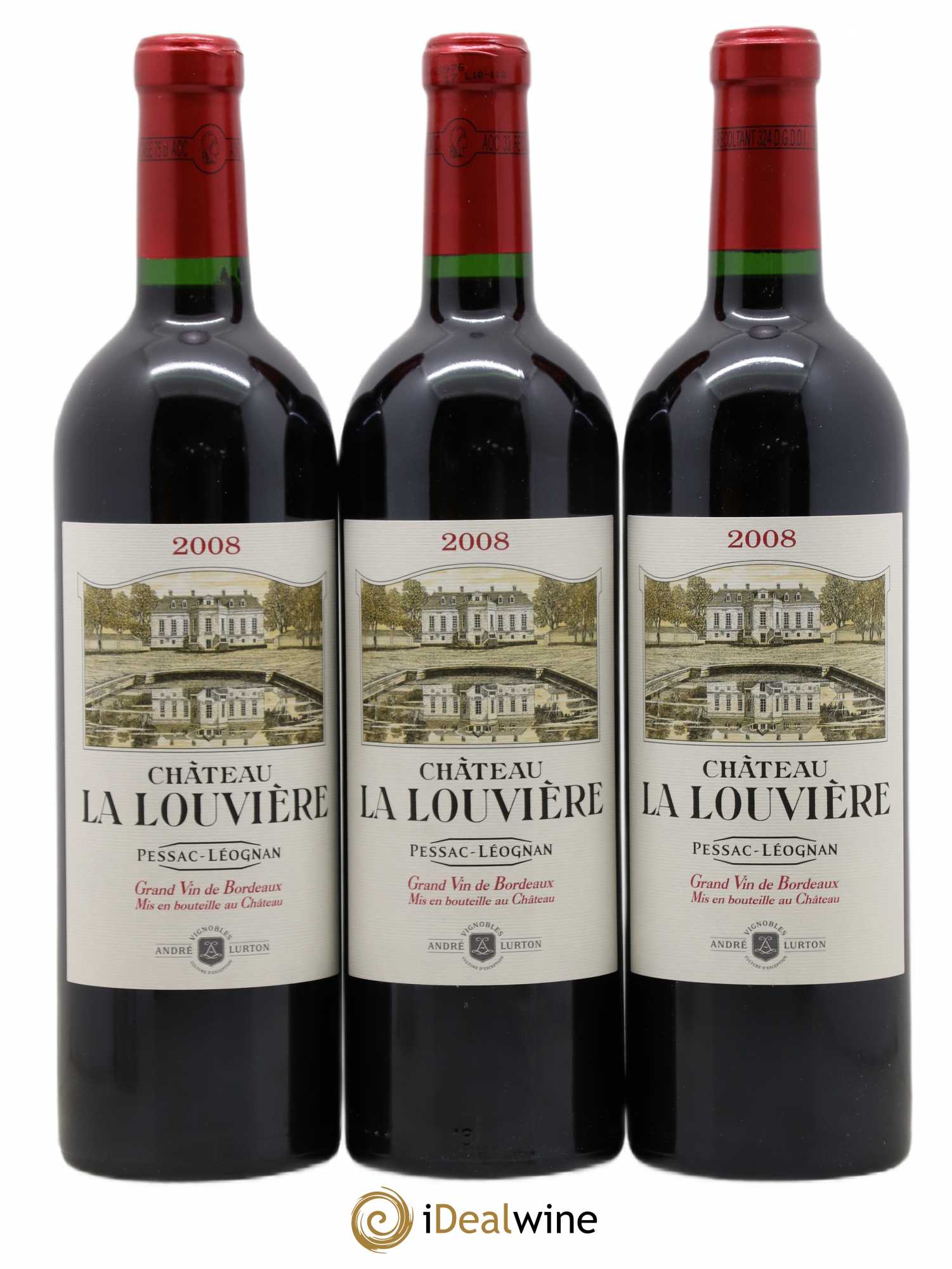 Château la Louvière 2008 - Lot de 6 bouteilles - 2