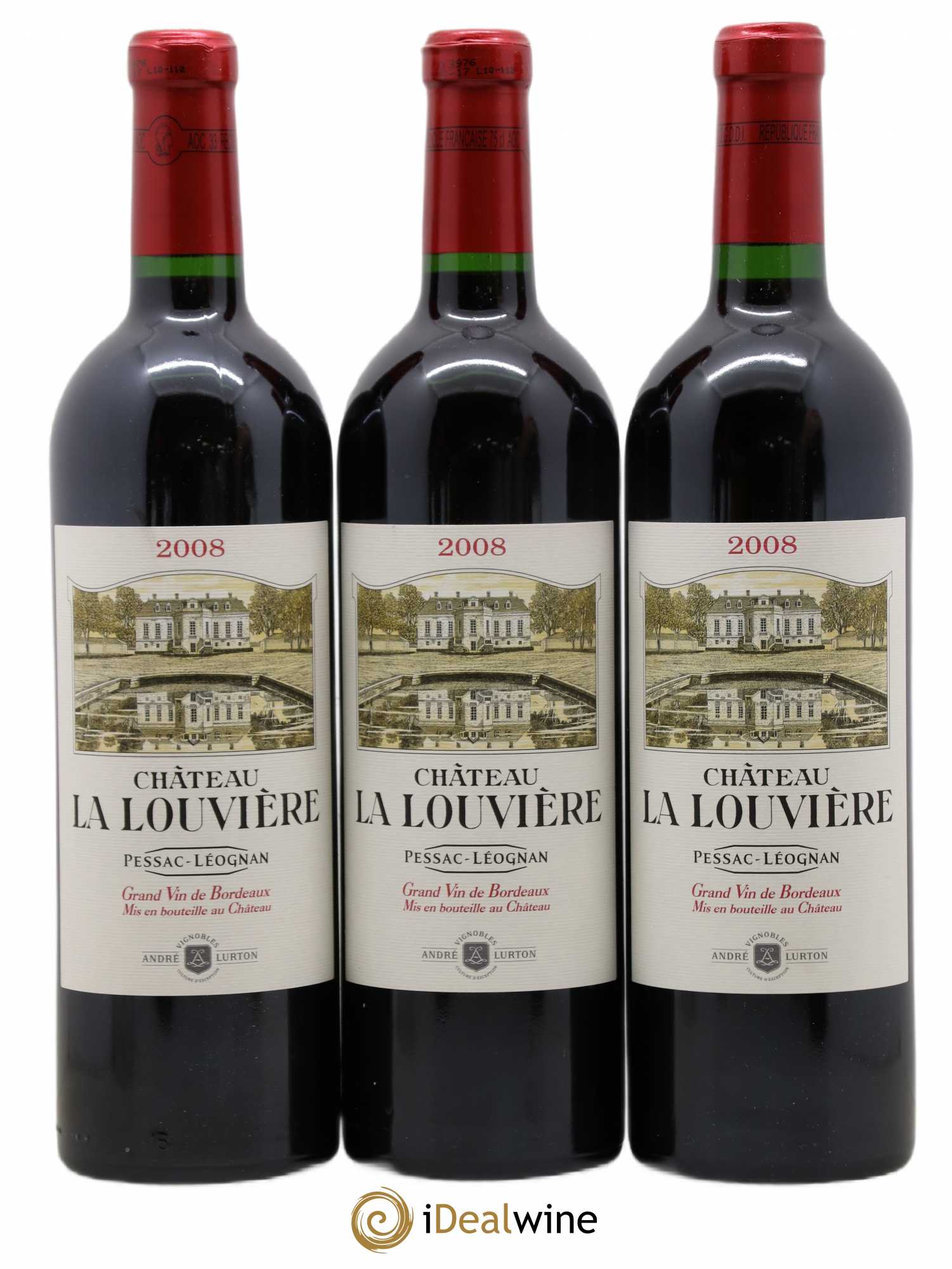 Château la Louvière 2008 - Lot de 6 bouteilles - 2
