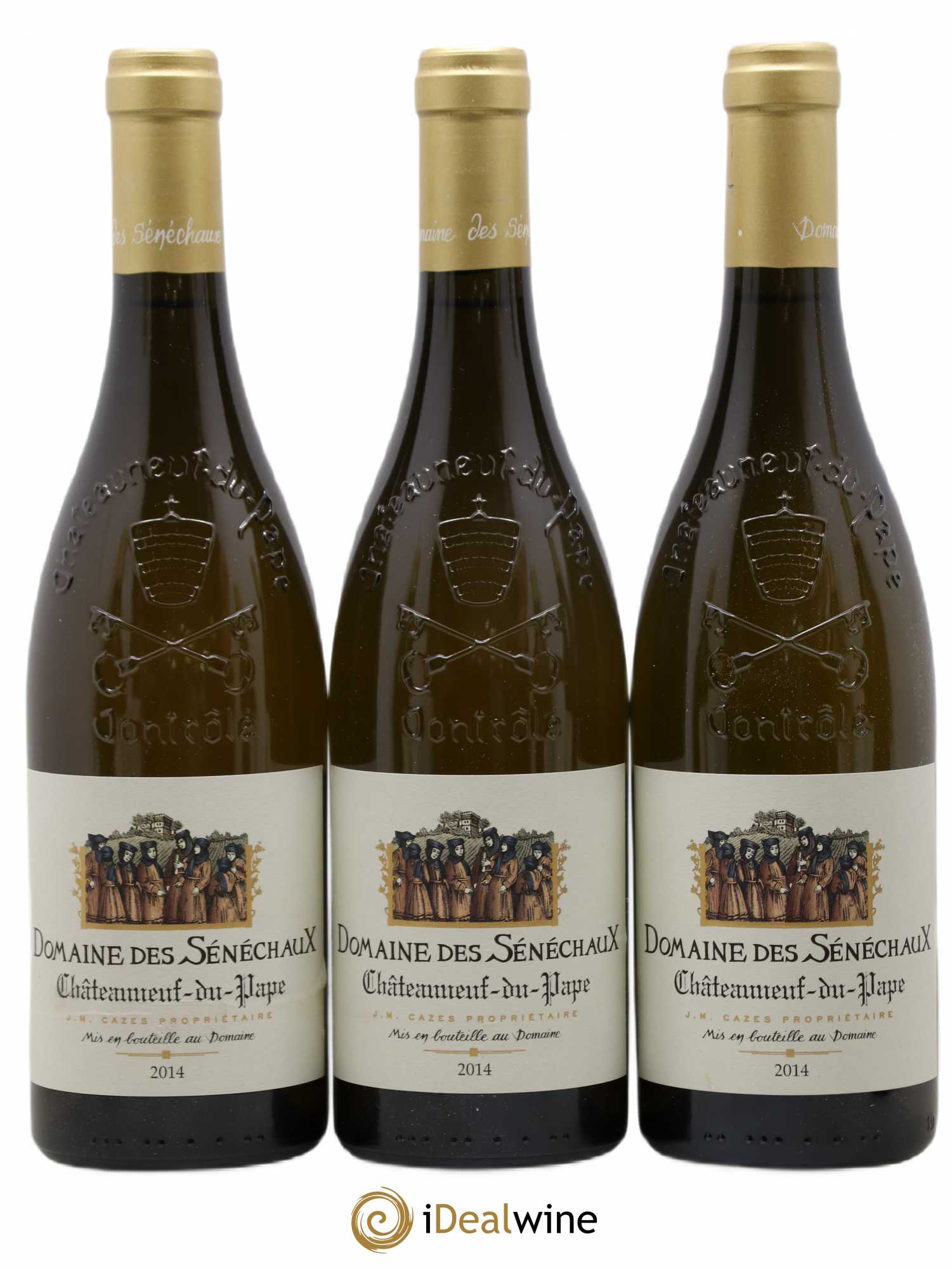 Châteauneuf-du-Pape Sénéchaux (Domaine des) Famille J-M. Cazès  (sans prix de réserve) 2014 - Lot de 6 bouteilles - 1