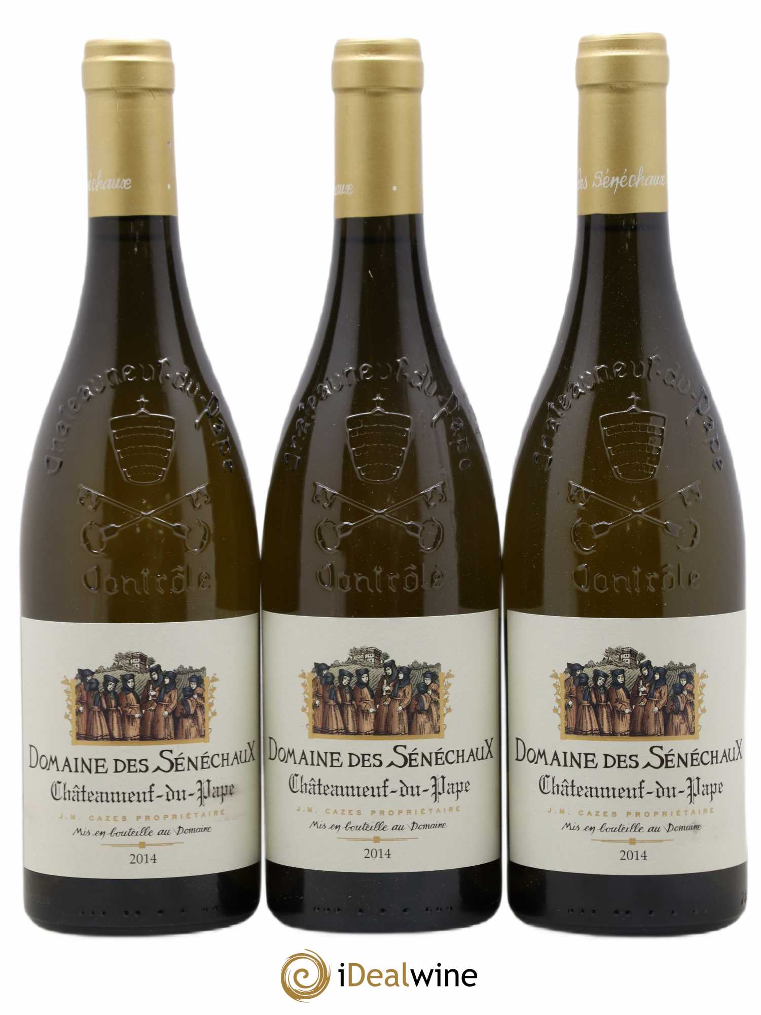 Châteauneuf-du-Pape Sénéchaux (Domaine des) Famille J-M. Cazès  (sans prix de réserve) 2014 - Lot de 6 bouteilles - 2