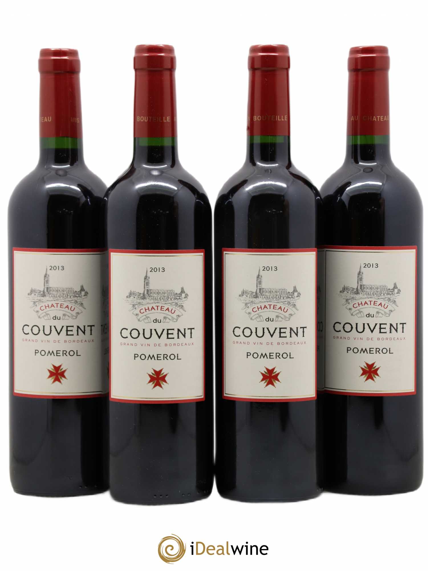 Pomerol Château Du Couvent 2013 - Posten von 4 Flaschen - 0