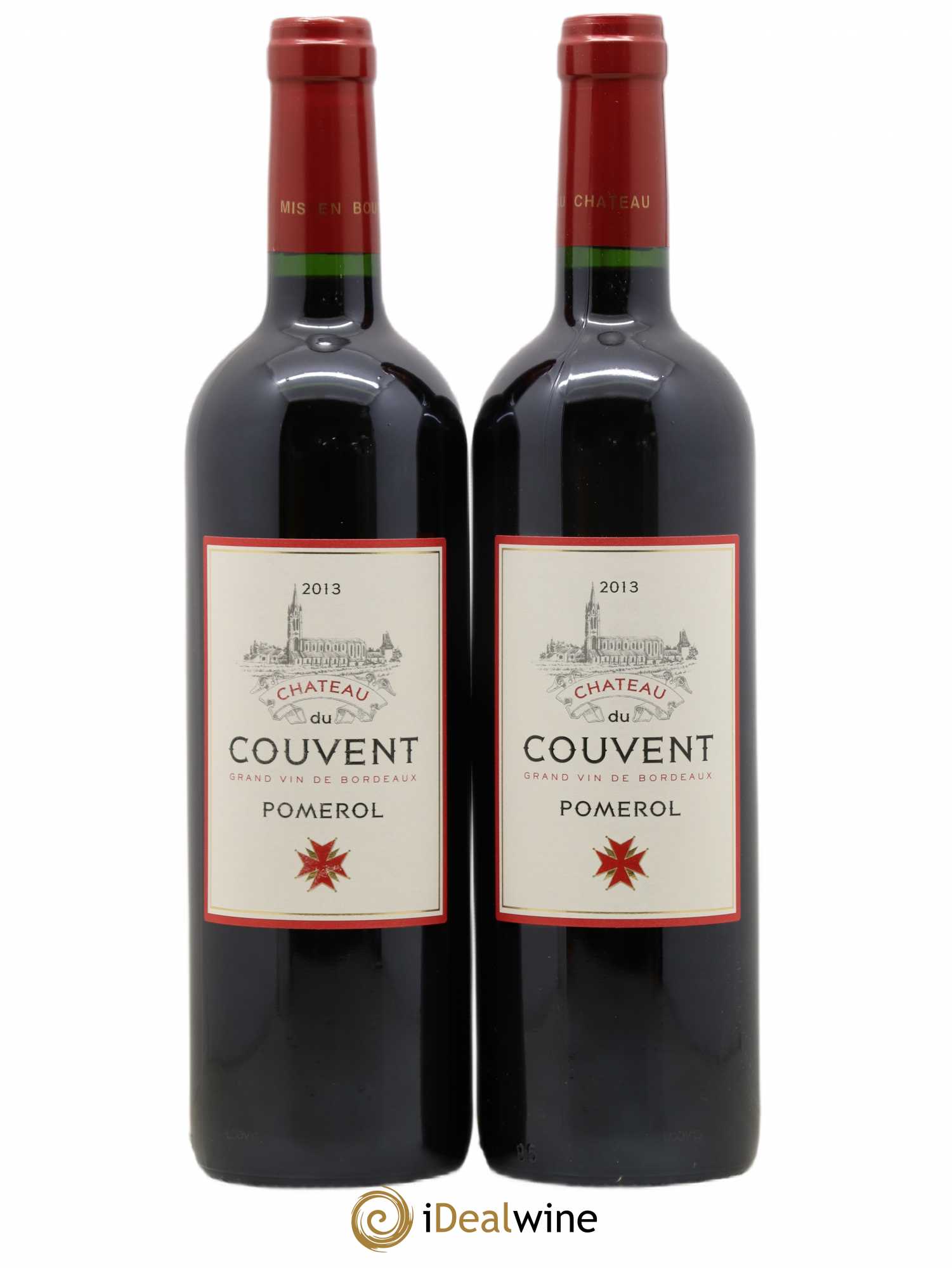Pomerol Château Du Couvent 2013 - Posten von 2 Flaschen - 0