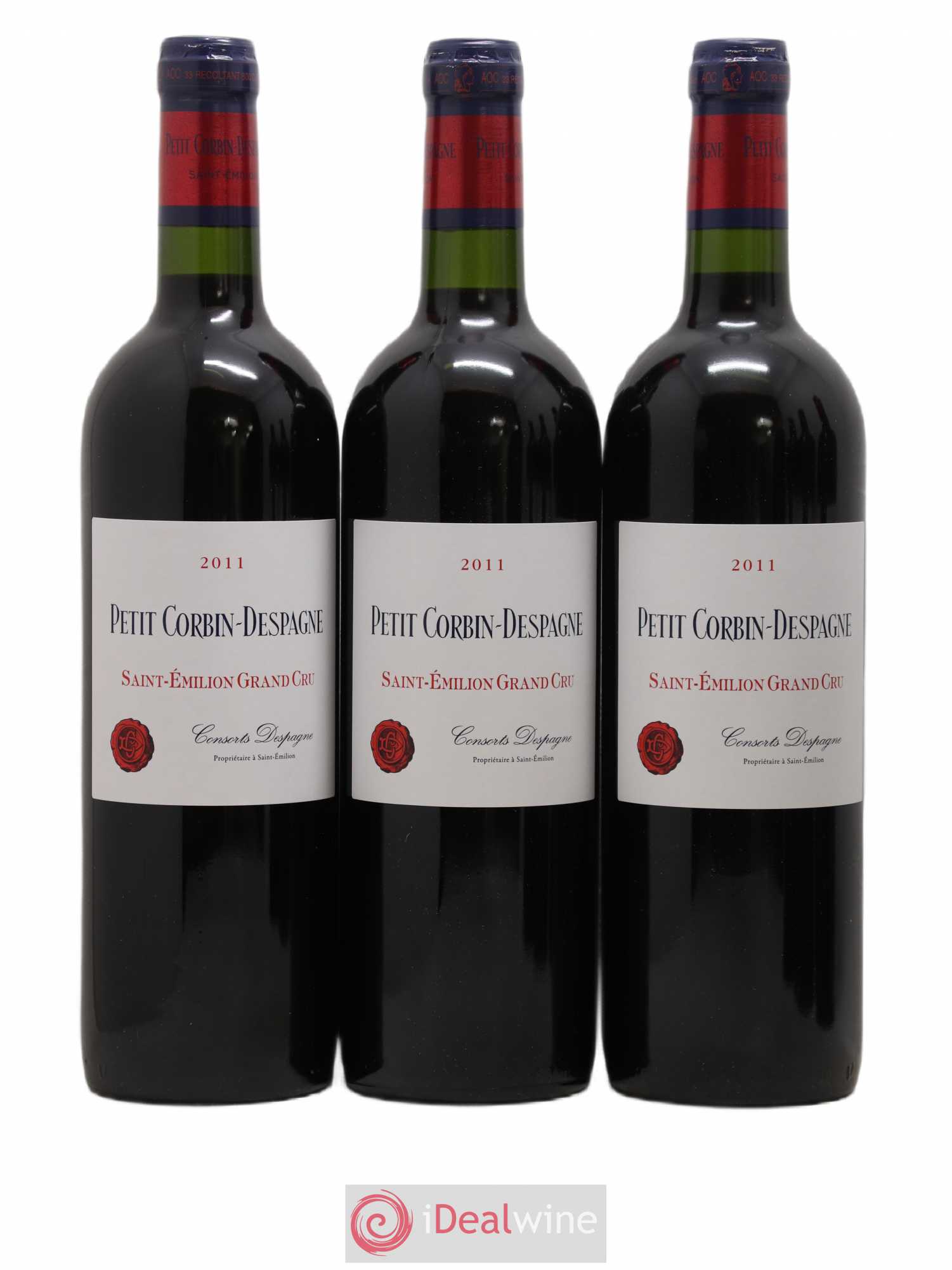 Petit Corbin Despagne Second Vin 2011 - Lot de 6 bouteilles - 1