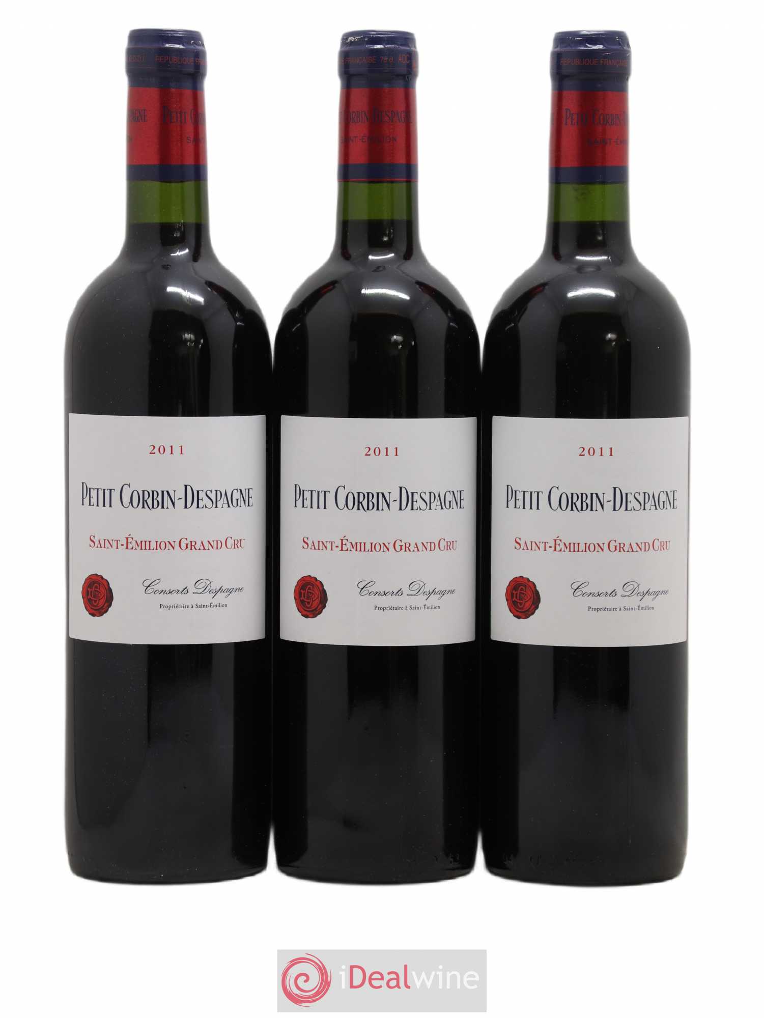 Petit Corbin Despagne Second Vin 2011 - Lot de 6 bouteilles - 2