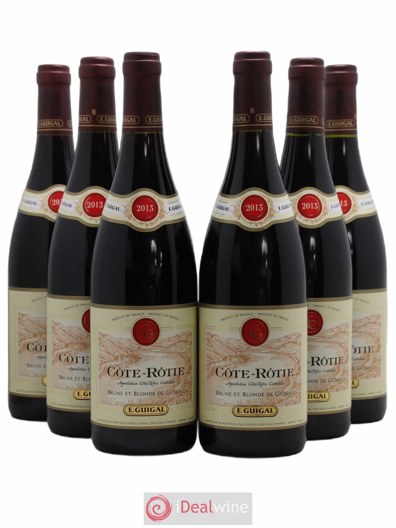 Côte-Rôtie Côtes Brune et Blonde Guigal 2013 - Lot de 6 bouteilles - 0