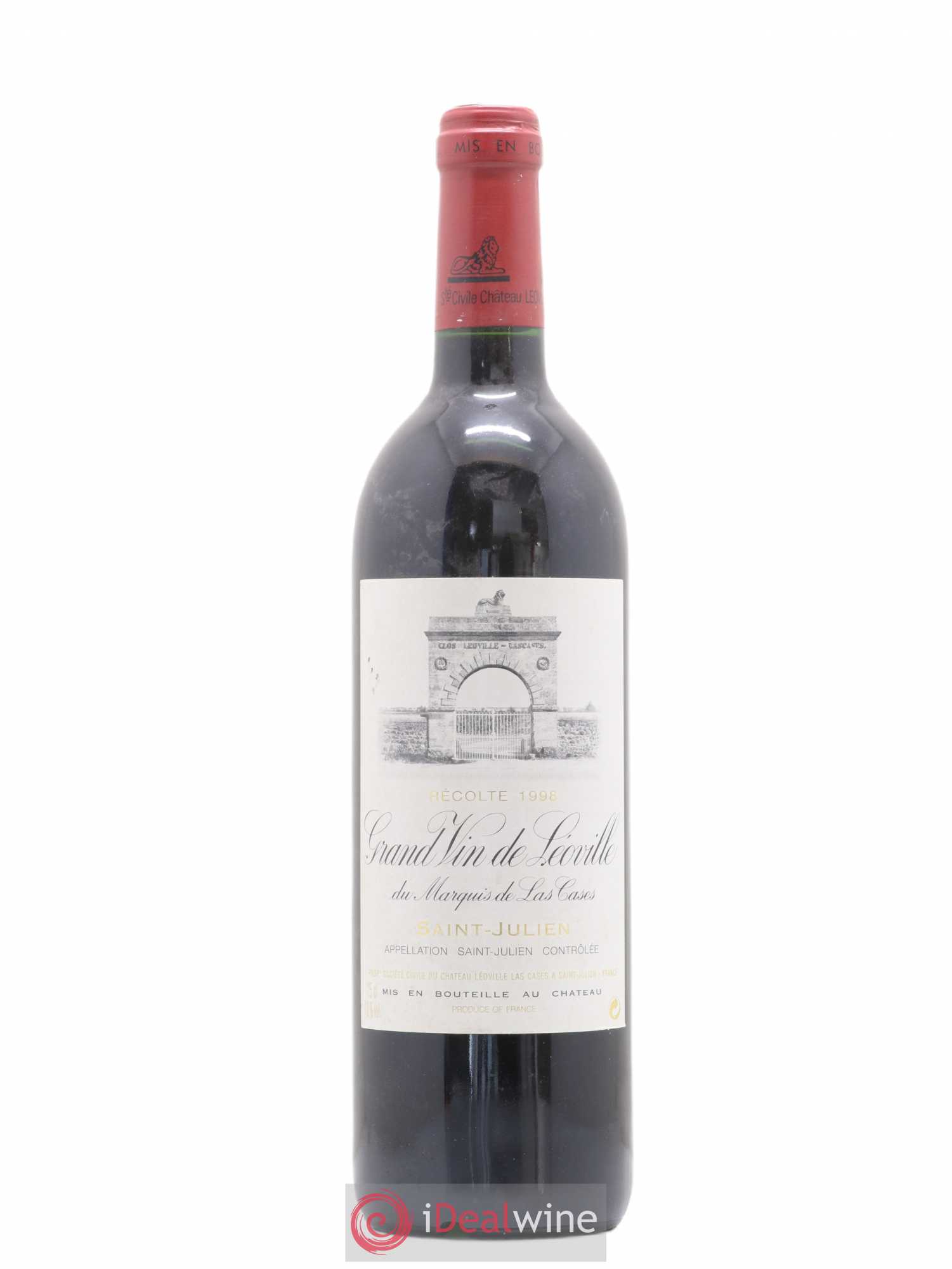 Château Léoville Las Cases 2ème Grand Cru Classé 1998 - Lot de 1 bouteille - 0