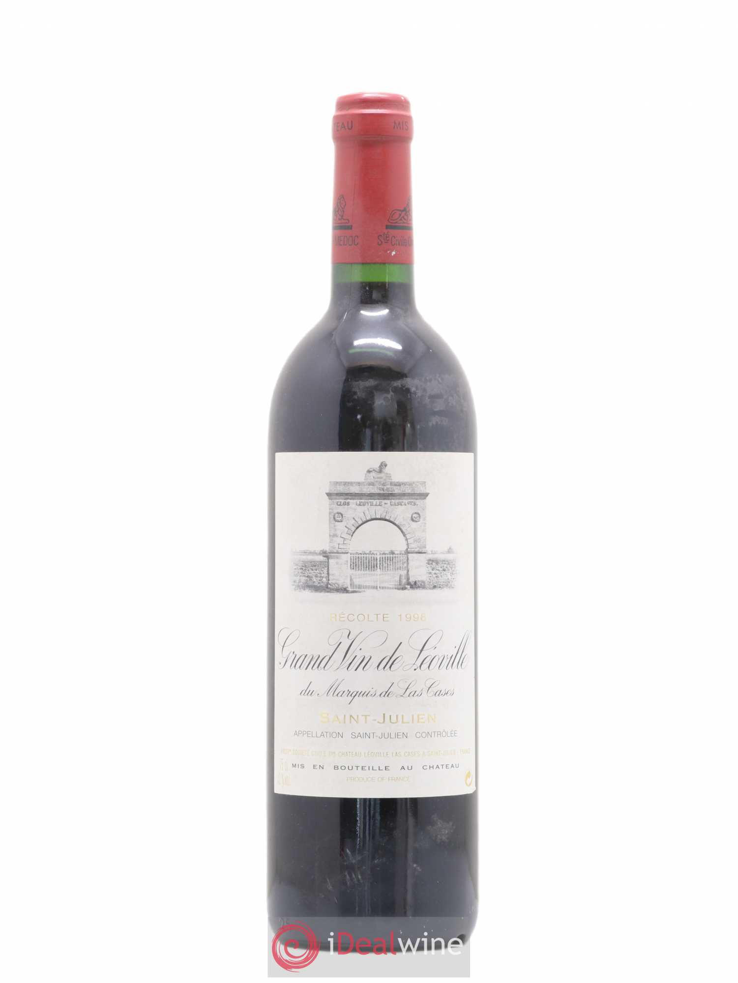 Château Léoville Las Cases 2ème Grand Cru Classé 1998 - Lot de 1 bouteille - 0