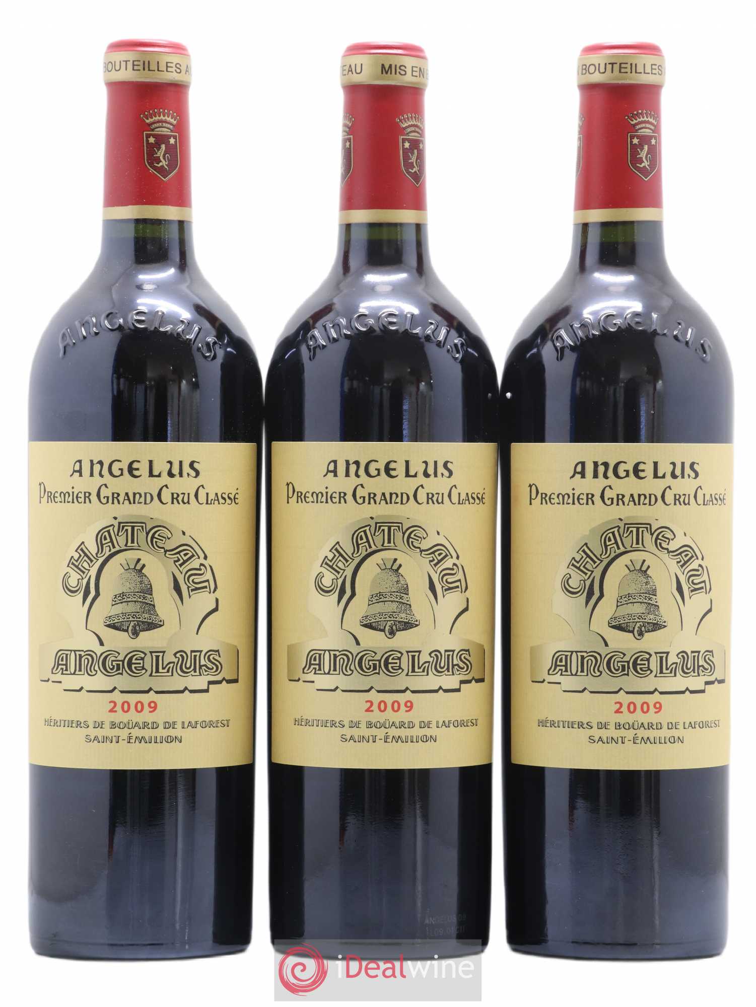 Château Angélus 1er Grand Cru Classé A 2009 - Lot de 3 bouteilles - 0