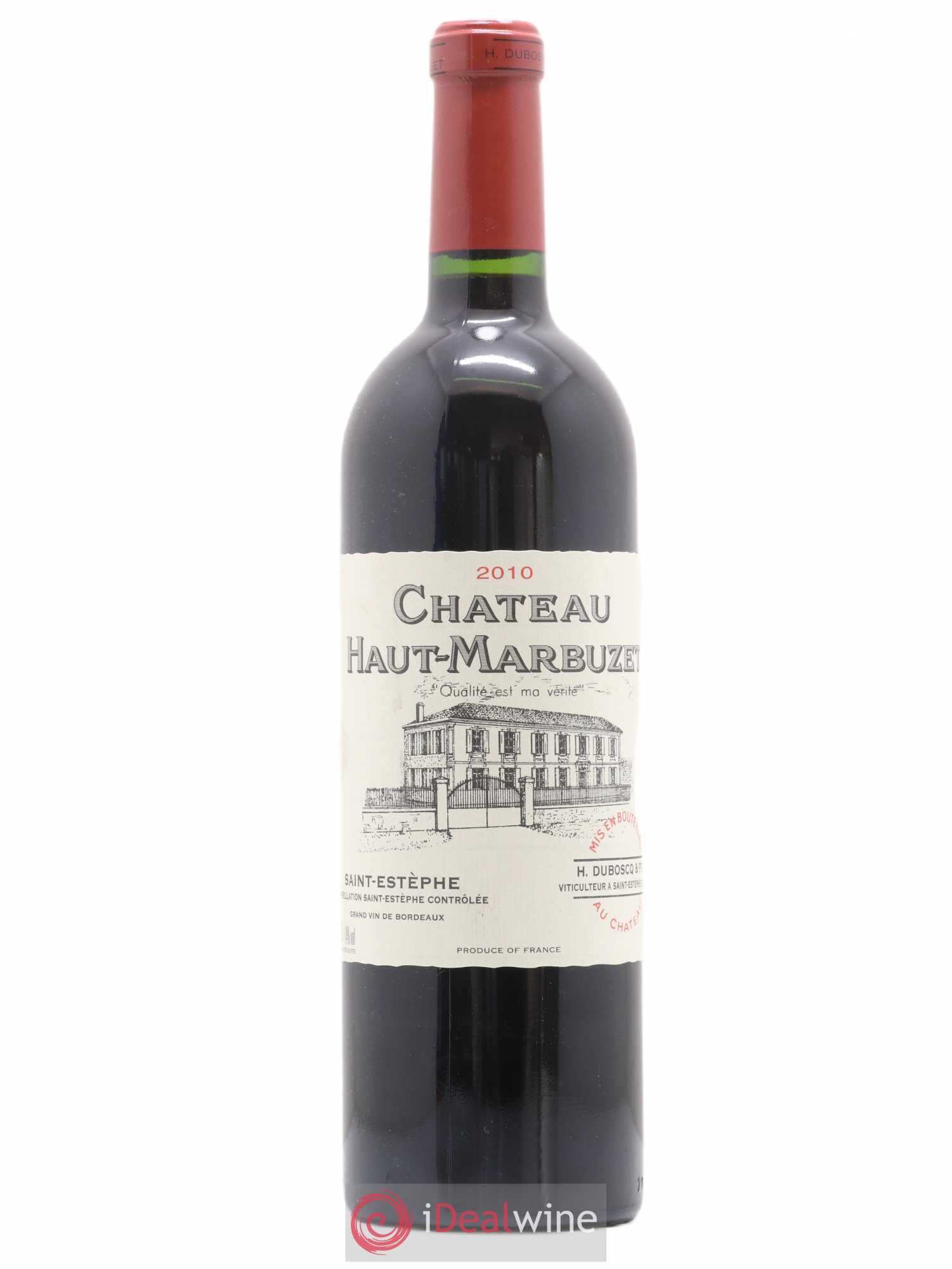 Château Haut Marbuzet 2010 - Lot de 1 bouteille - 0
