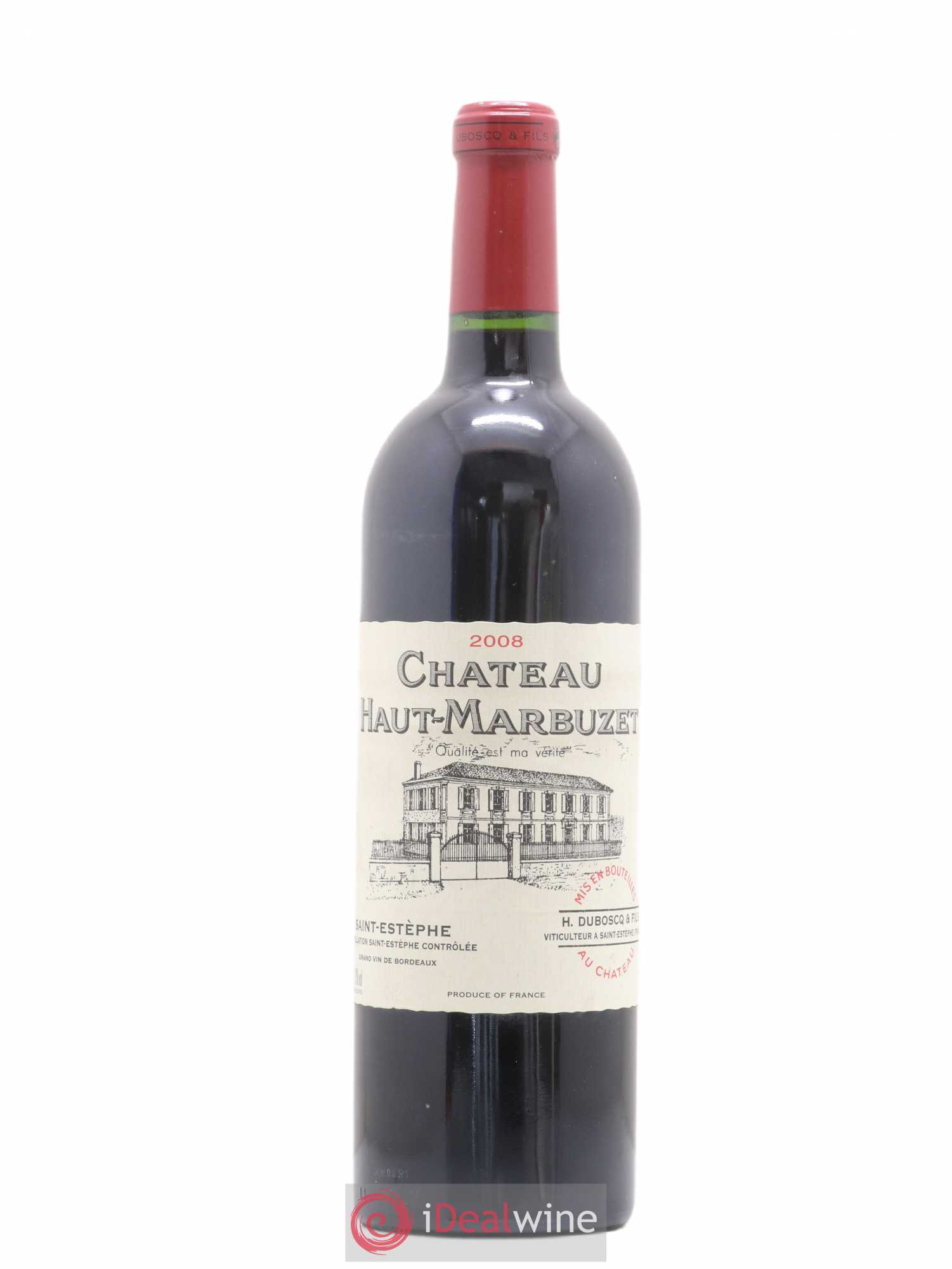 Château Haut Marbuzet 2008 - Lot de 1 bouteille - 0