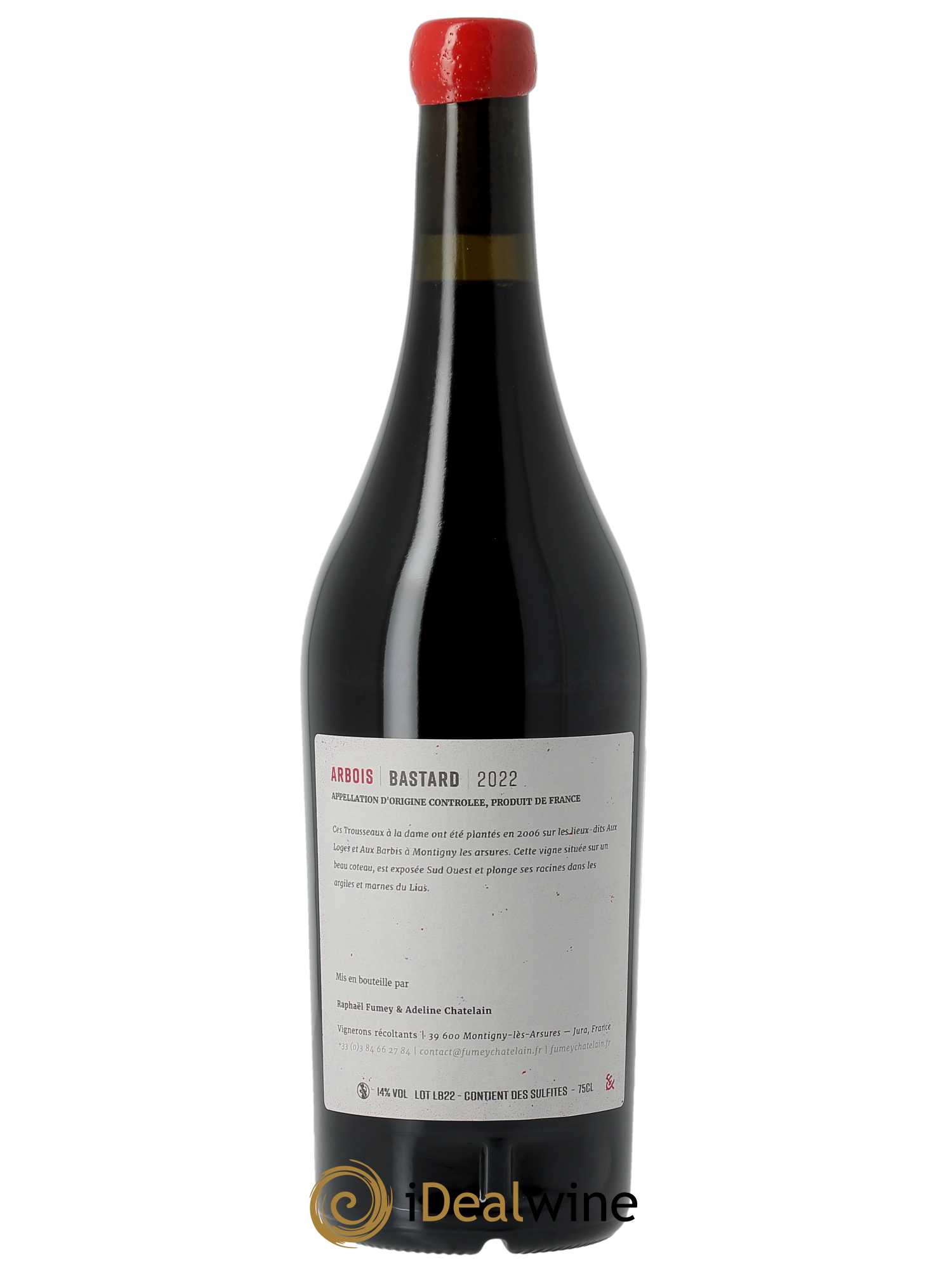 Arbois Trousseau Le Bastard Fumey-Chatelain 2022 - Lot of 1 bottle - 1