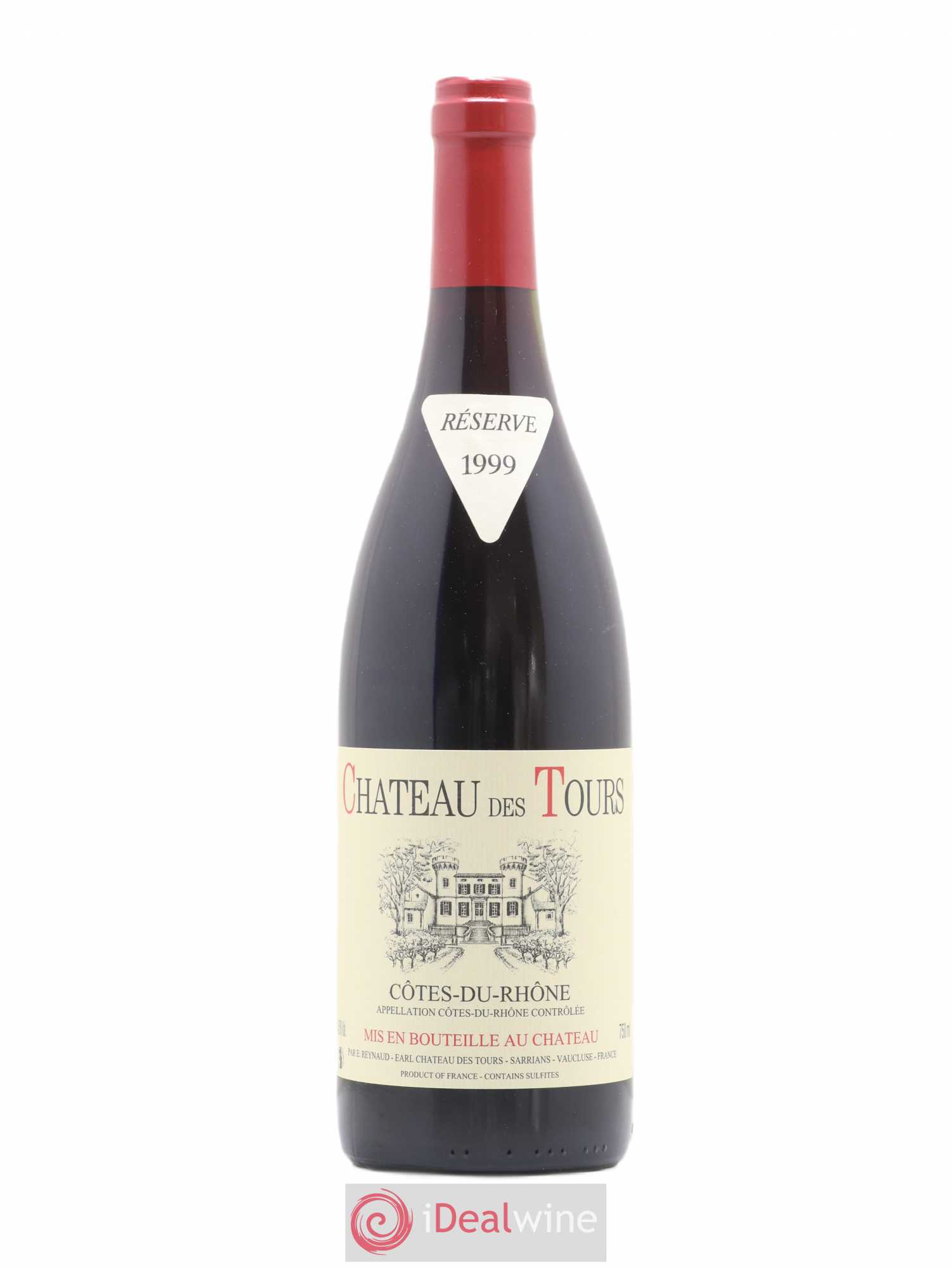 Côtes-du-Rhône Château des Tours Emmanuel Reynaud 1999 - Lot de 1 bouteille - 0
