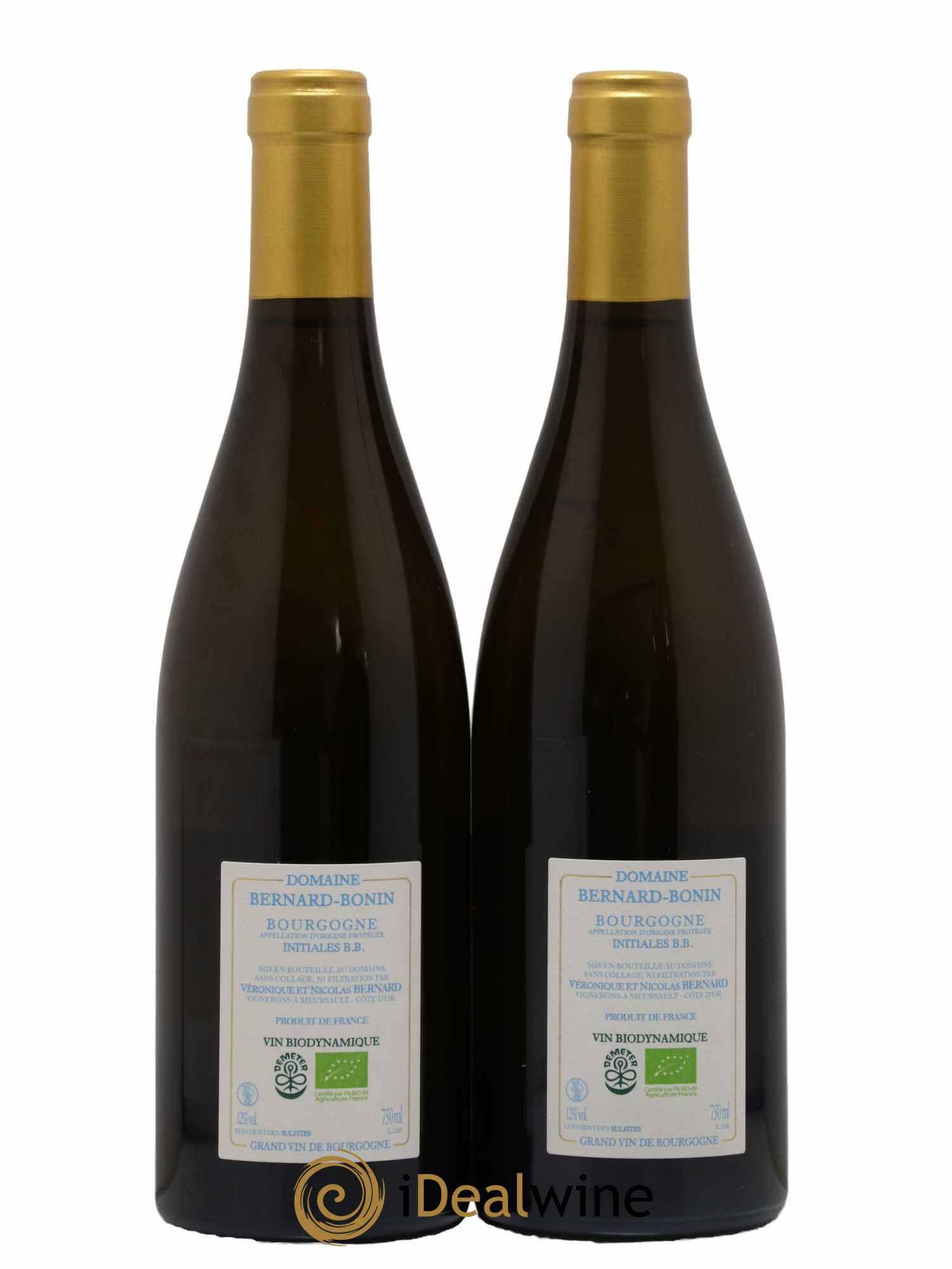 Bourgogne Initiales BB Bernard Bonin 2021 - Lot of 2 bottles - 1