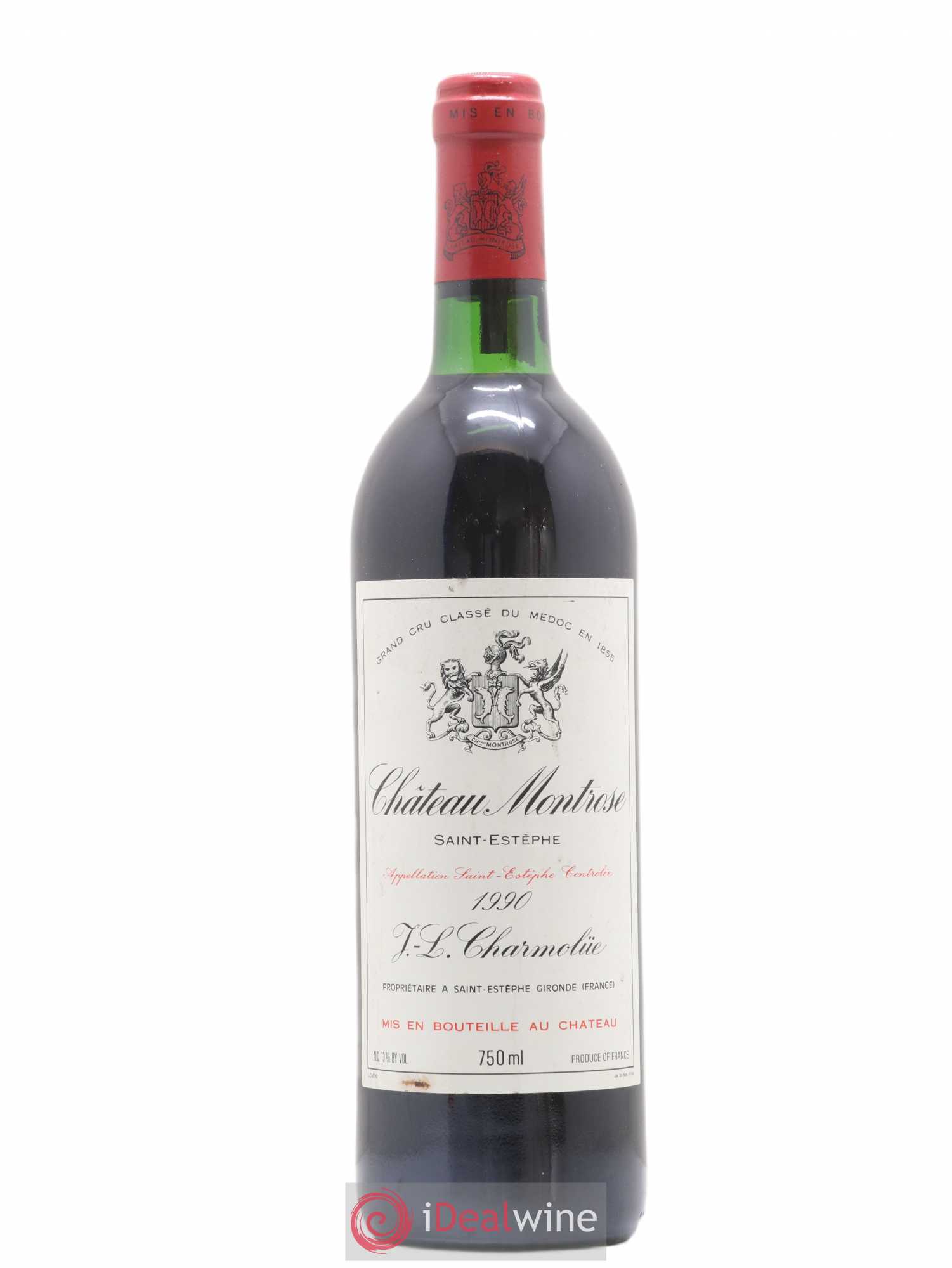 Château Montrose 2ème Grand Cru Classé 1990 - Lot de 1 bouteille - 0