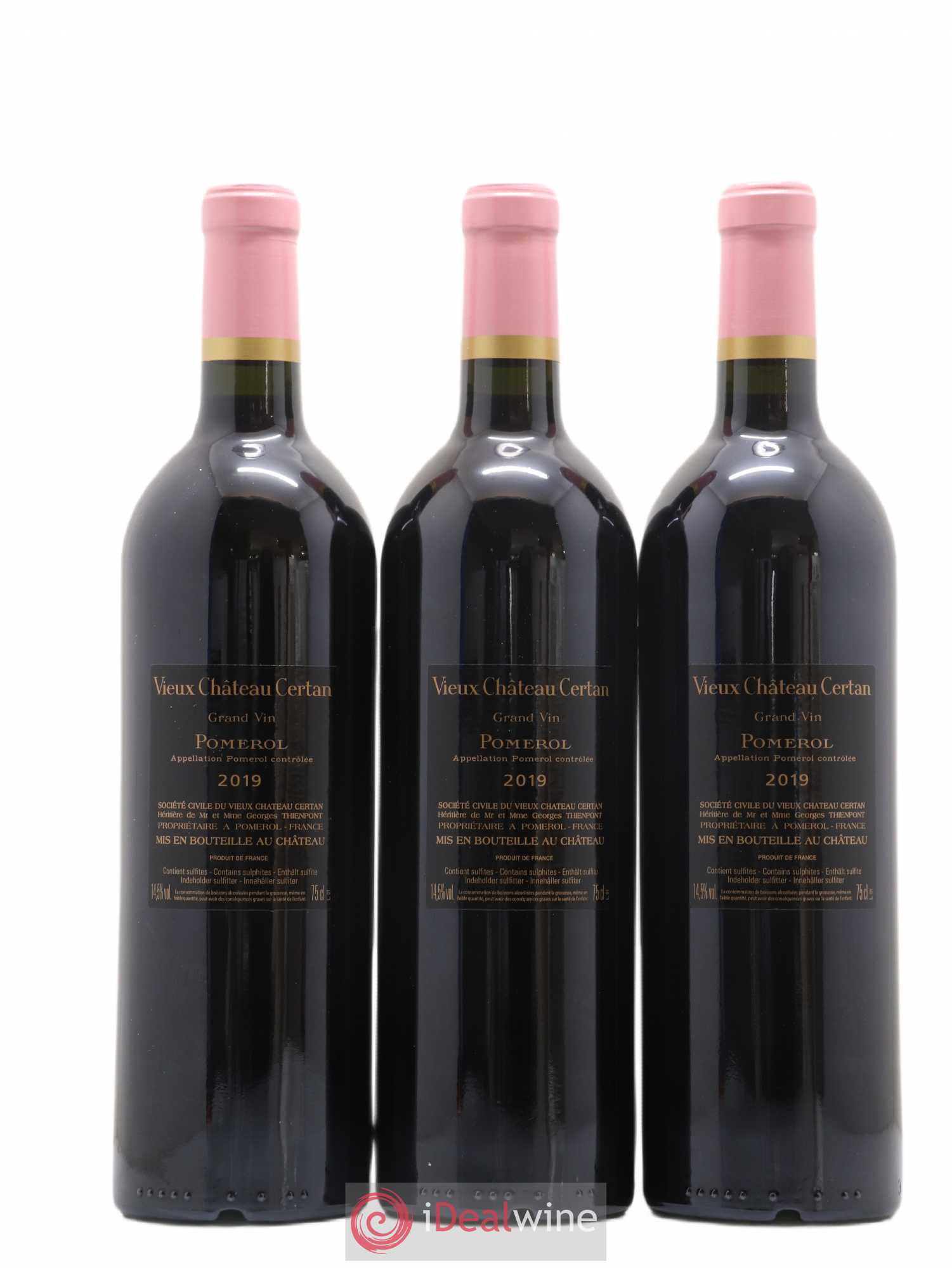 Vieux Château Certan 2019 - Lot de 3 bouteilles - 1