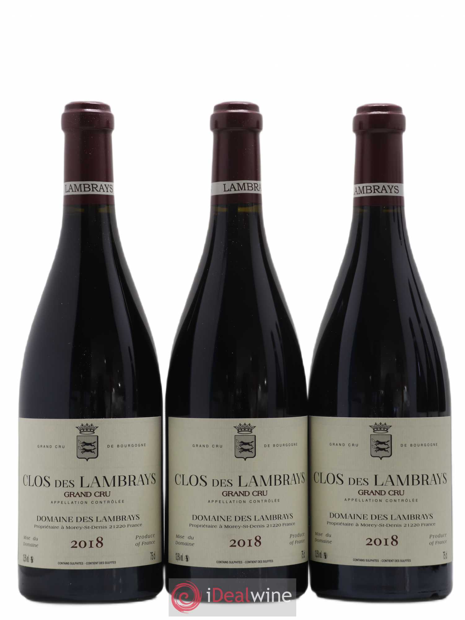 Clos des Lambrays Grand Cru Domaine des Lambrays 2018 - Lot de 6 bouteilles - 1