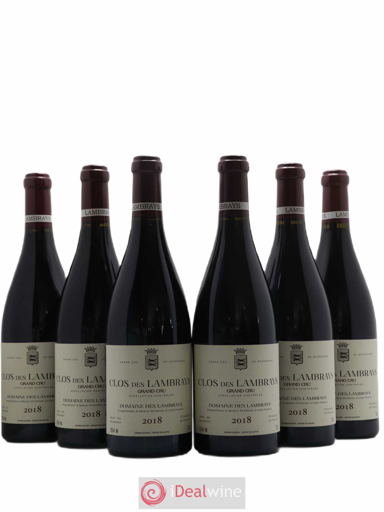 Clos des Lambrays Grand Cru Domaine des Lambrays 2018 - Lot de 6 bouteilles - 0