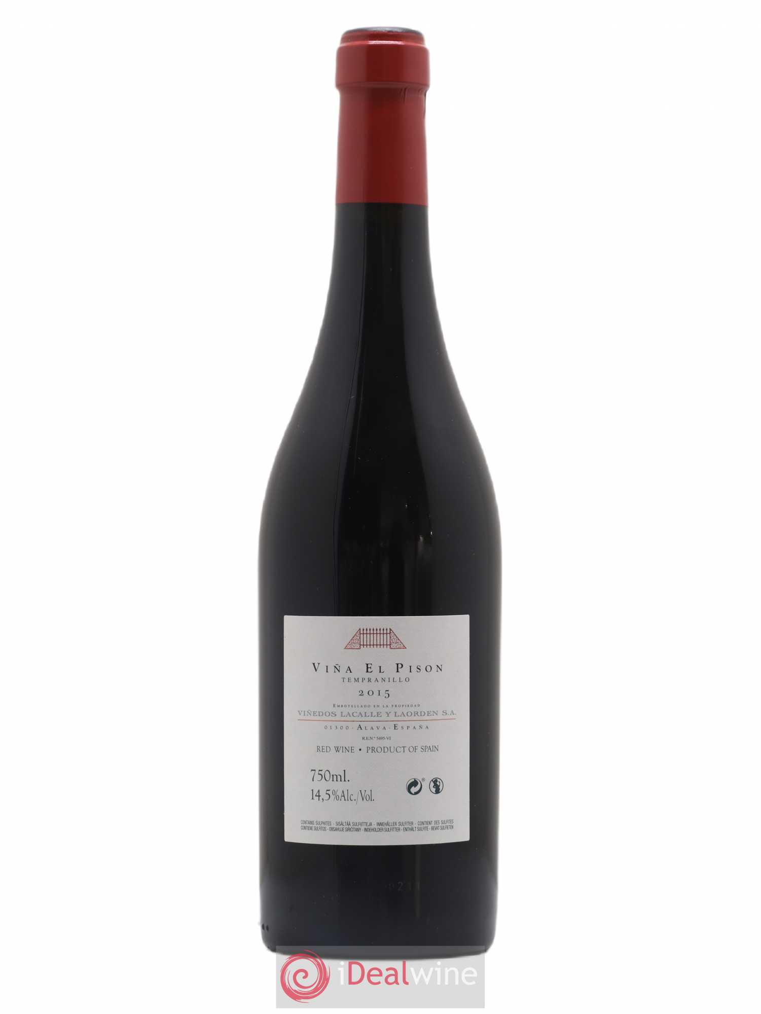 Rioja DOCA Vina El Pison Artadi 2015 - Lot of 1 bottle - 1