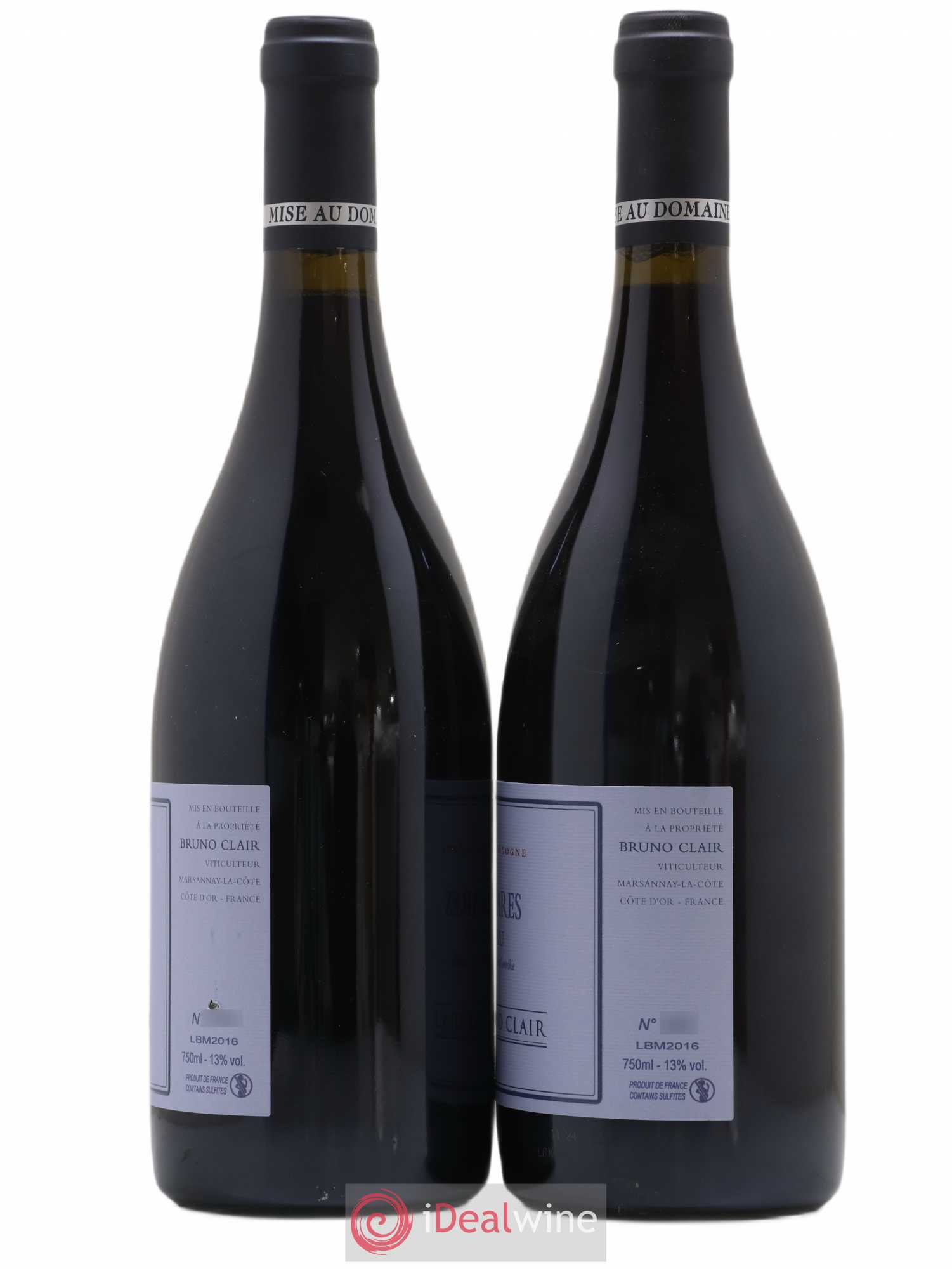 Bonnes-Mares Grand Cru Bruno Clair (Domaine) 2016 - Lot de 2 bouteilles - 1