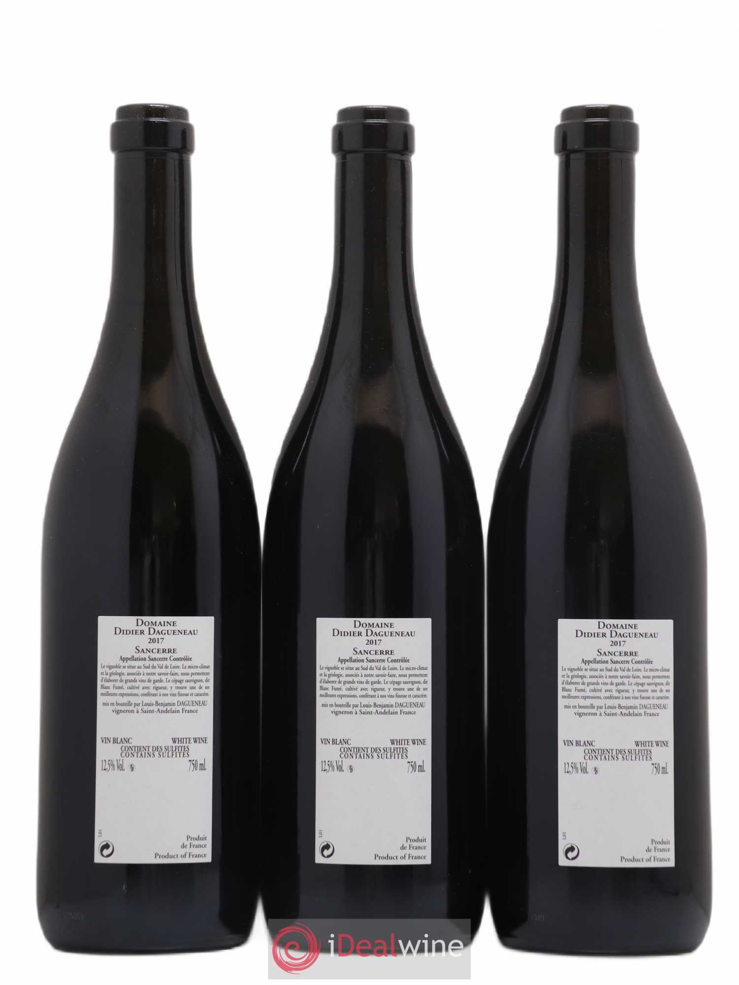 Sancerre En Chailloux Domaine Dagueneau 2017 - Posten von 3 Flaschen - 1