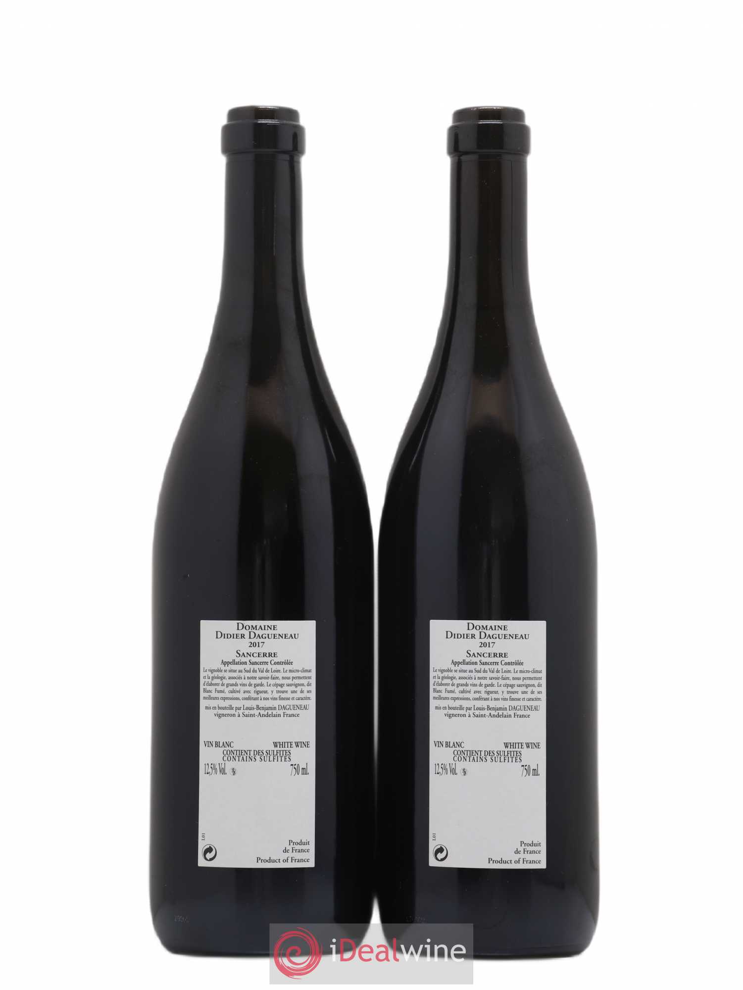 Sancerre En Chailloux Domaine Dagueneau 2017 - Posten von 2 Flaschen - 1