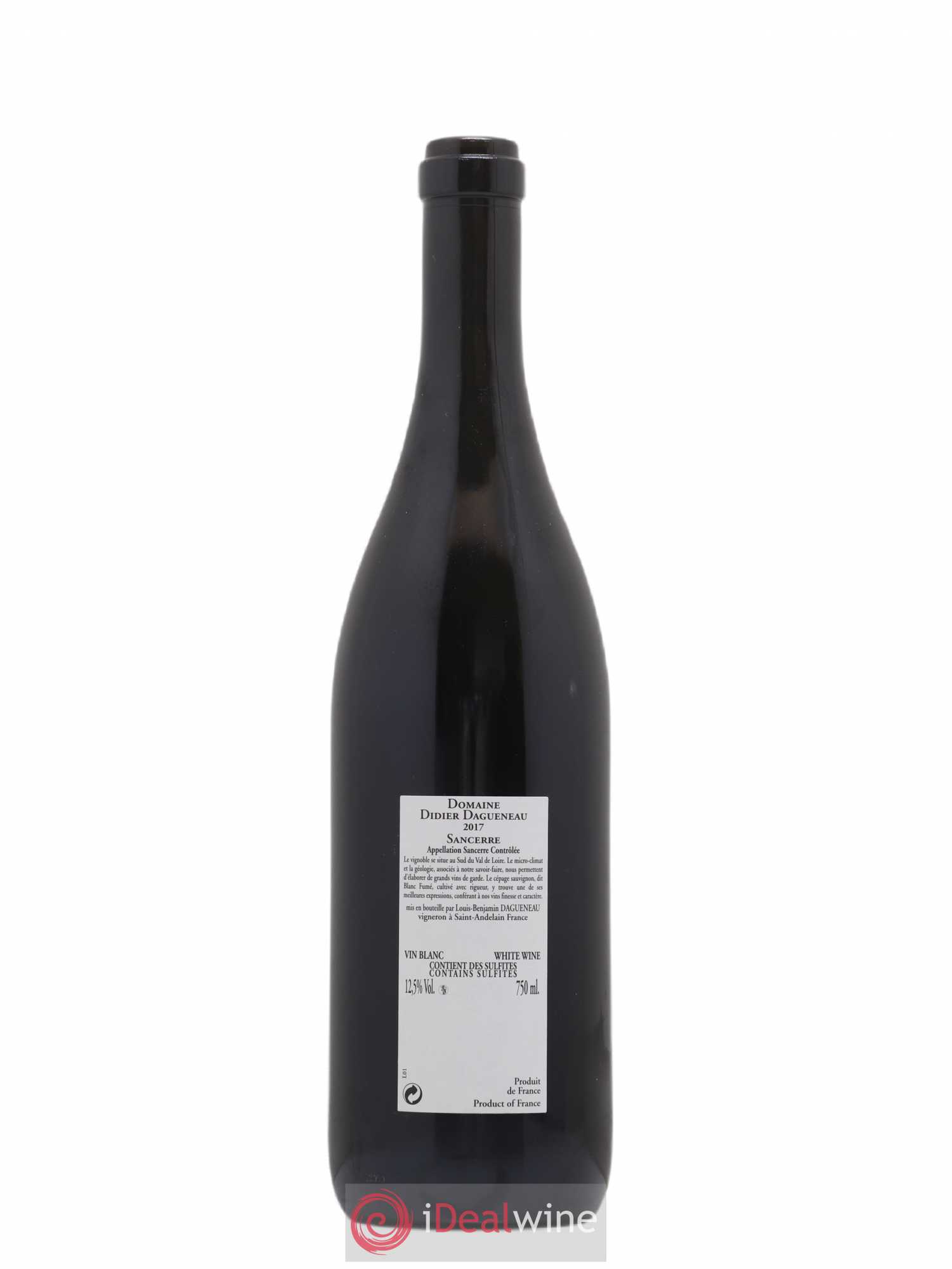 Sancerre En Chailloux Domaine Dagueneau 2017 - Posten von 1 Flasche - 1