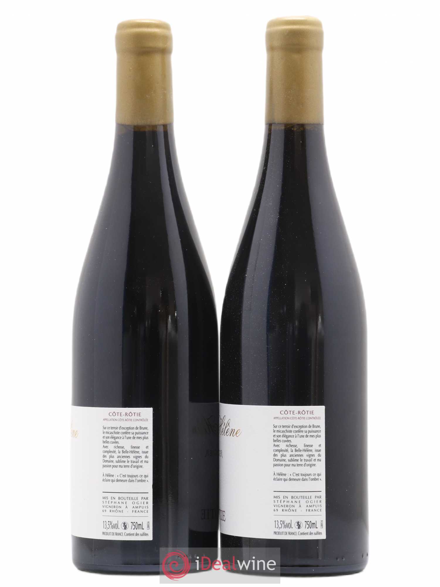 Côte-Rôtie La Belle Hélène Stéphane Ogier 2016 - Lot de 2 bouteilles - 1