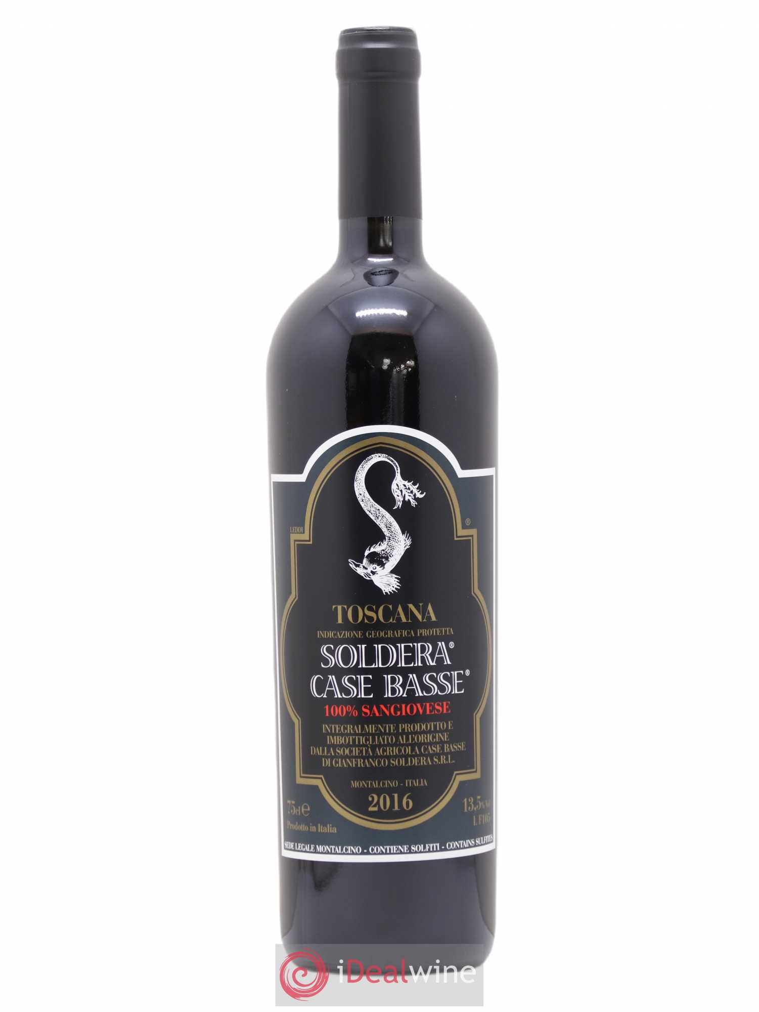 Toscana IGT Sangiovese Soldera Case Basse 2016 - Posten von 1 Flasche - 0
