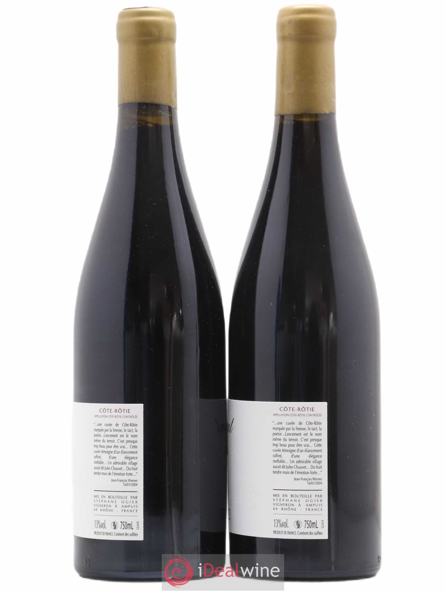 Côte-Rôtie Lancement Stéphane Ogier 2016 - Lot de 2 bouteilles - 1