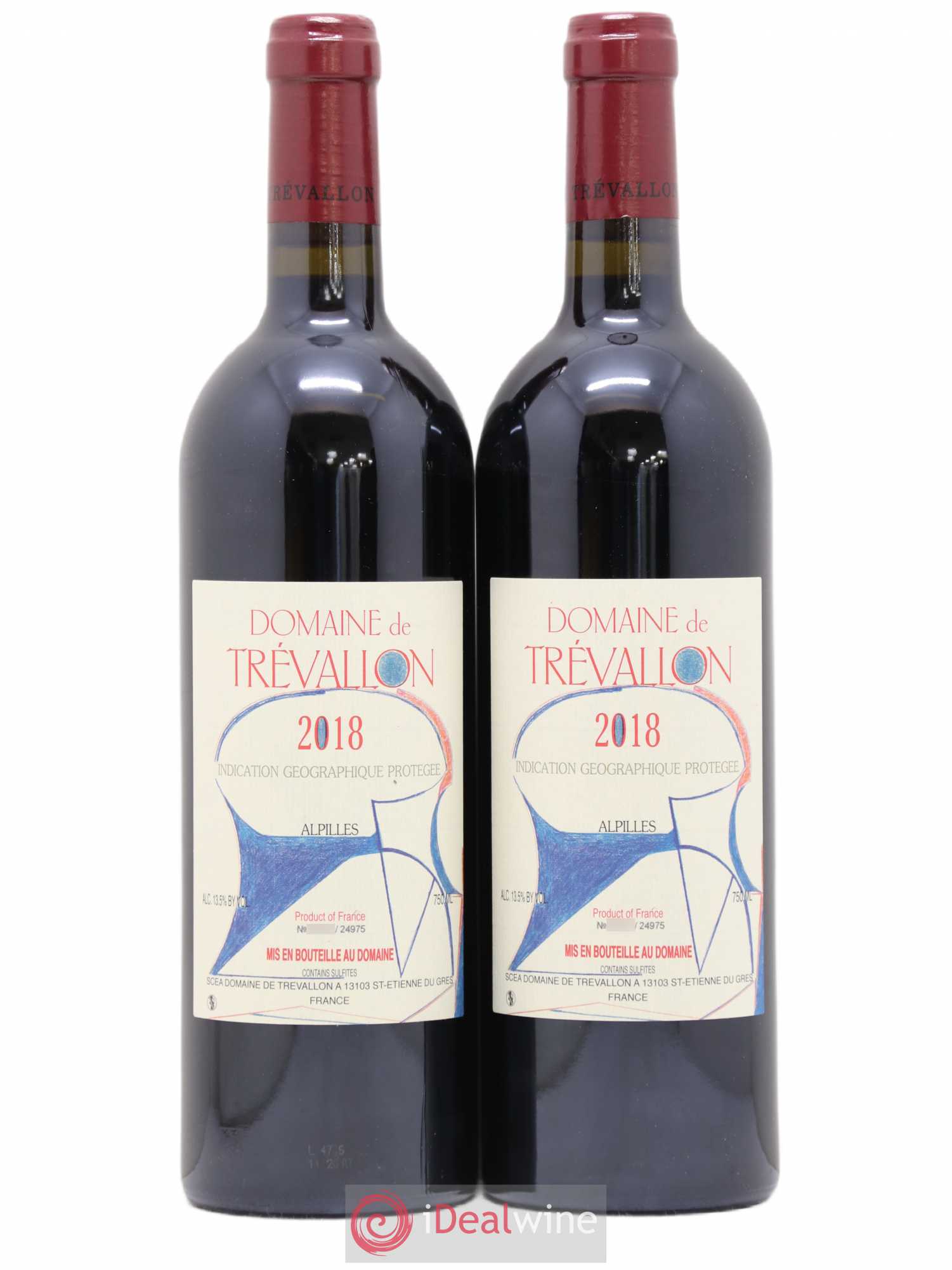 Alpilles Trévallon (Domaine de) Eloi Dürrbach 2018 - Lot de 2 bouteilles - 0