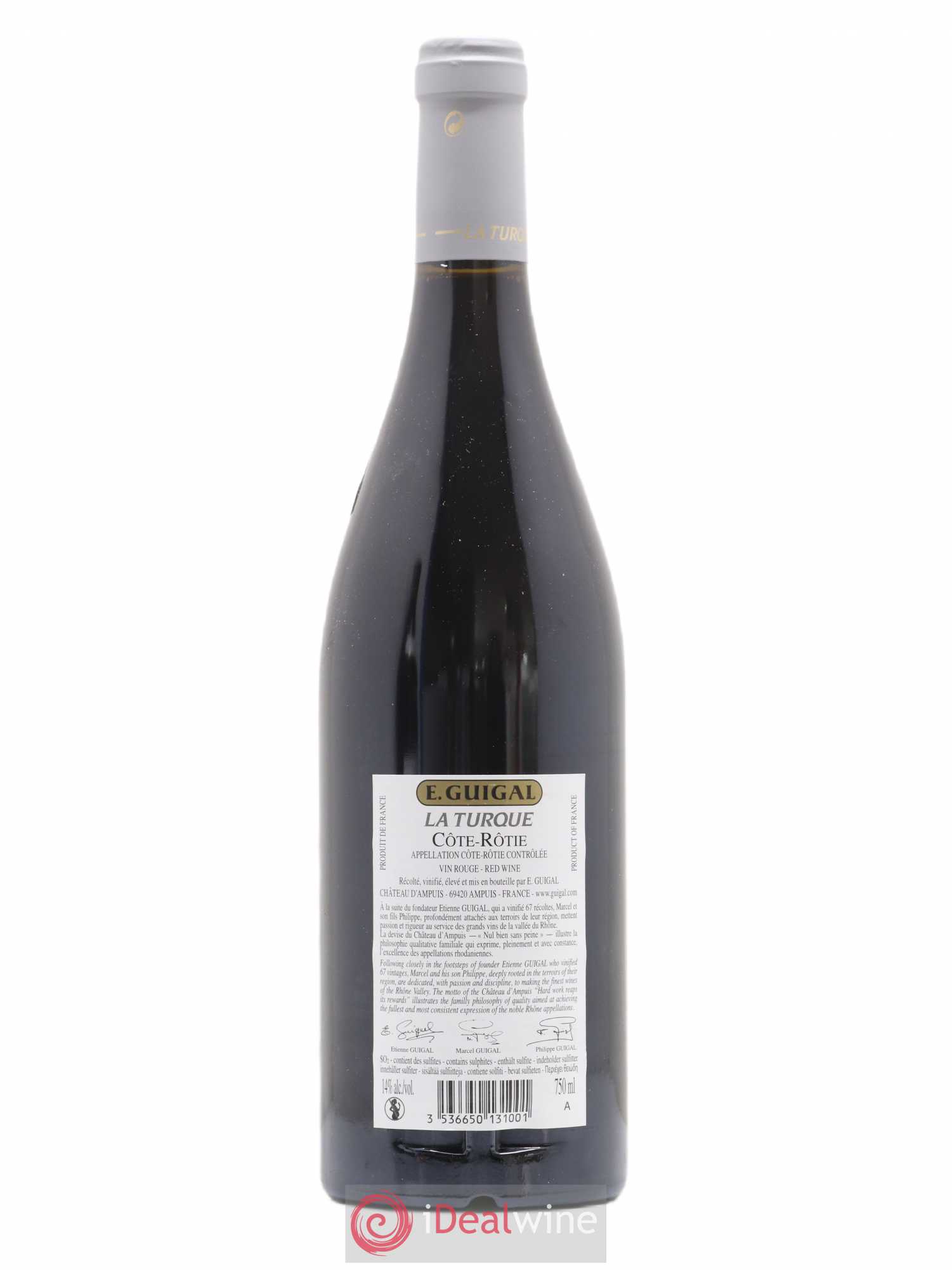 Côte-Rôtie La Turque Guigal 2017 - Lot de 1 bouteille - 1
