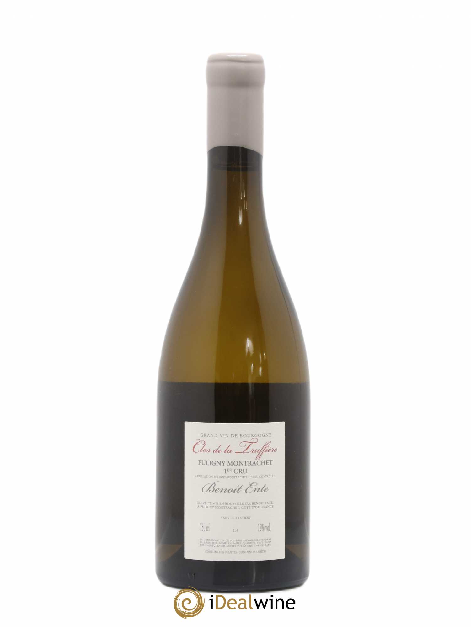 Puligny-Montrachet 1er Cru Clos de la Truffière Benoit Ente 2018 - Lot de 1 bouteille - 1